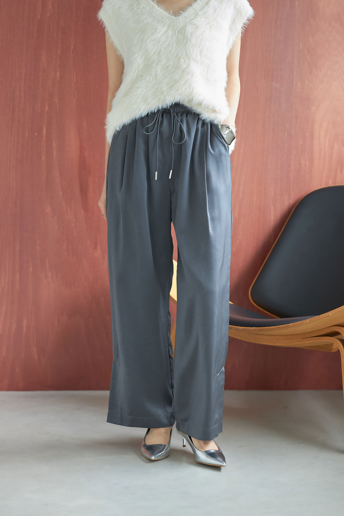 【@m___yo__さんコラボ】サテンワイドパンツ