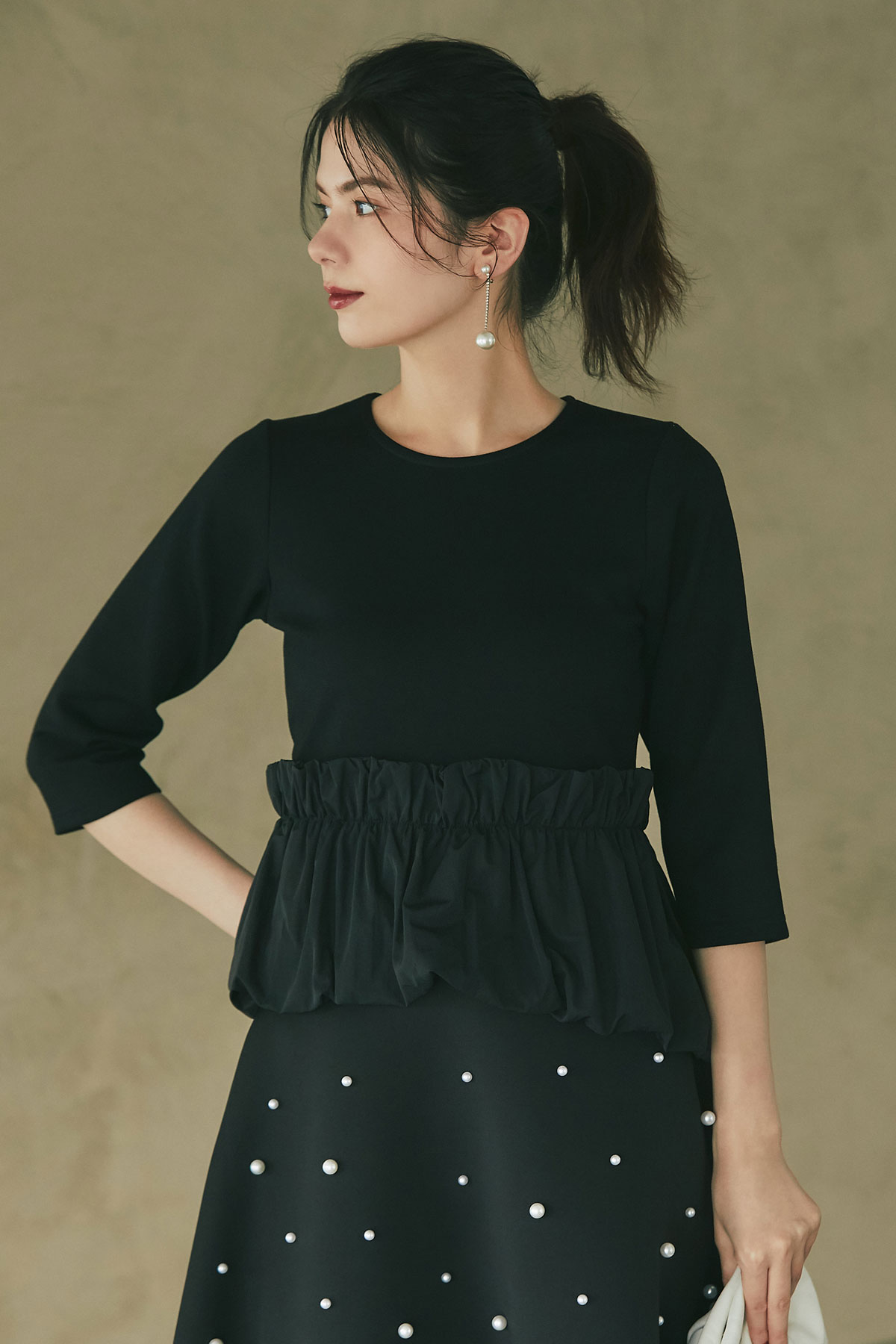 ヘムバルーンカットプルオーバー