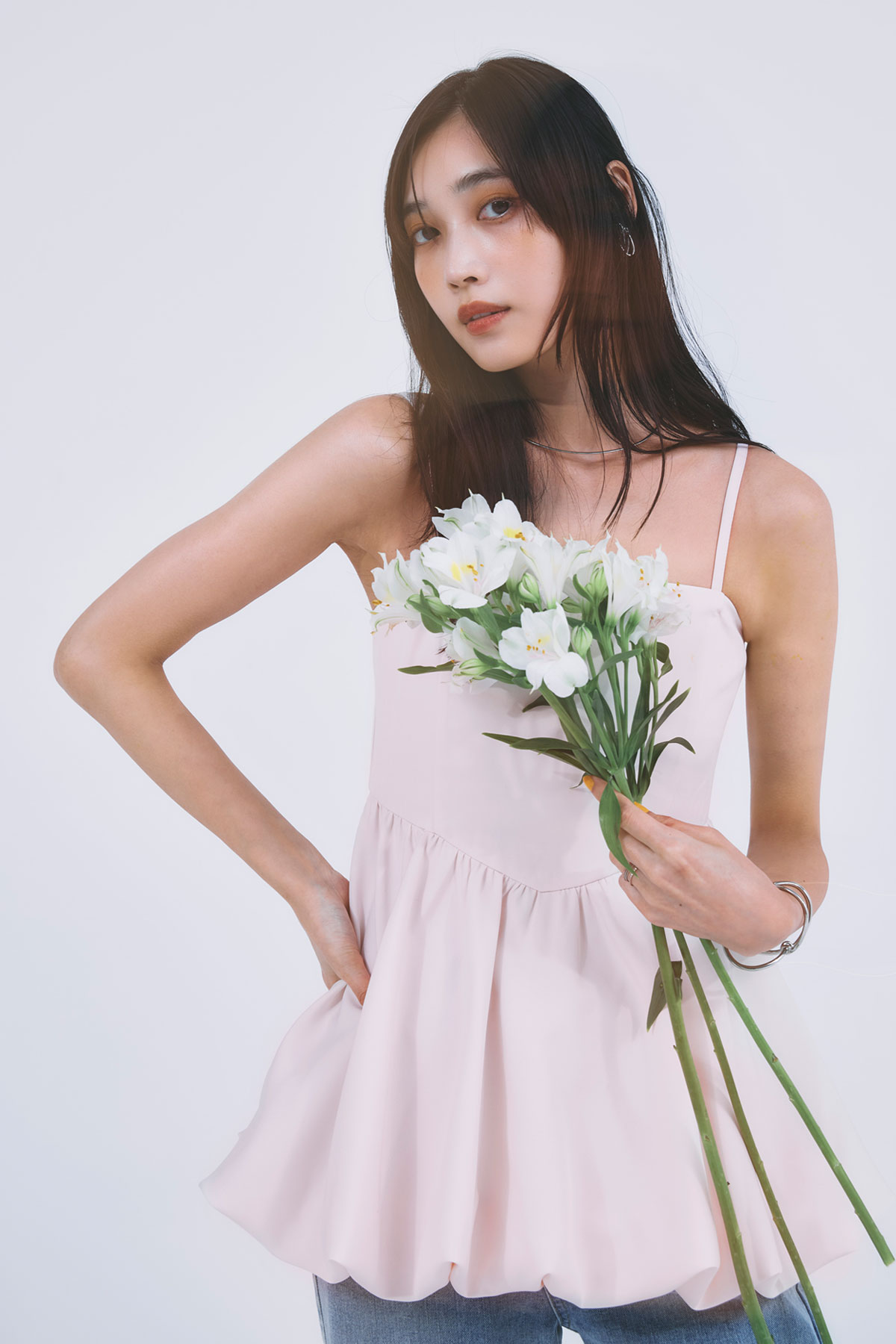 【8/27 0:00 SALE再値下げ！】【林田岬優さん着用】バルーンビスチェ＊SALE品につき返品/交換/注文確定後の変更キャンセル不可＊