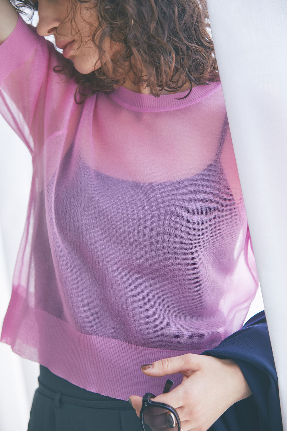 【SALE 拡大！】ラメシアーニットプルオーバー＊SALE品につき返品/交換/注文確定後の変更キャンセル不可＊