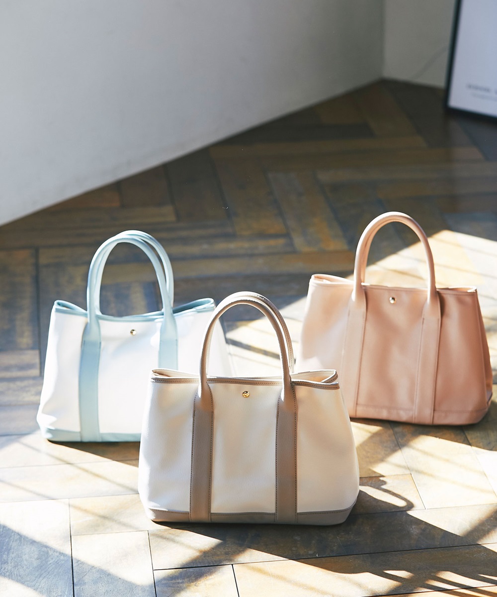 軽量エコレザートートバッグ