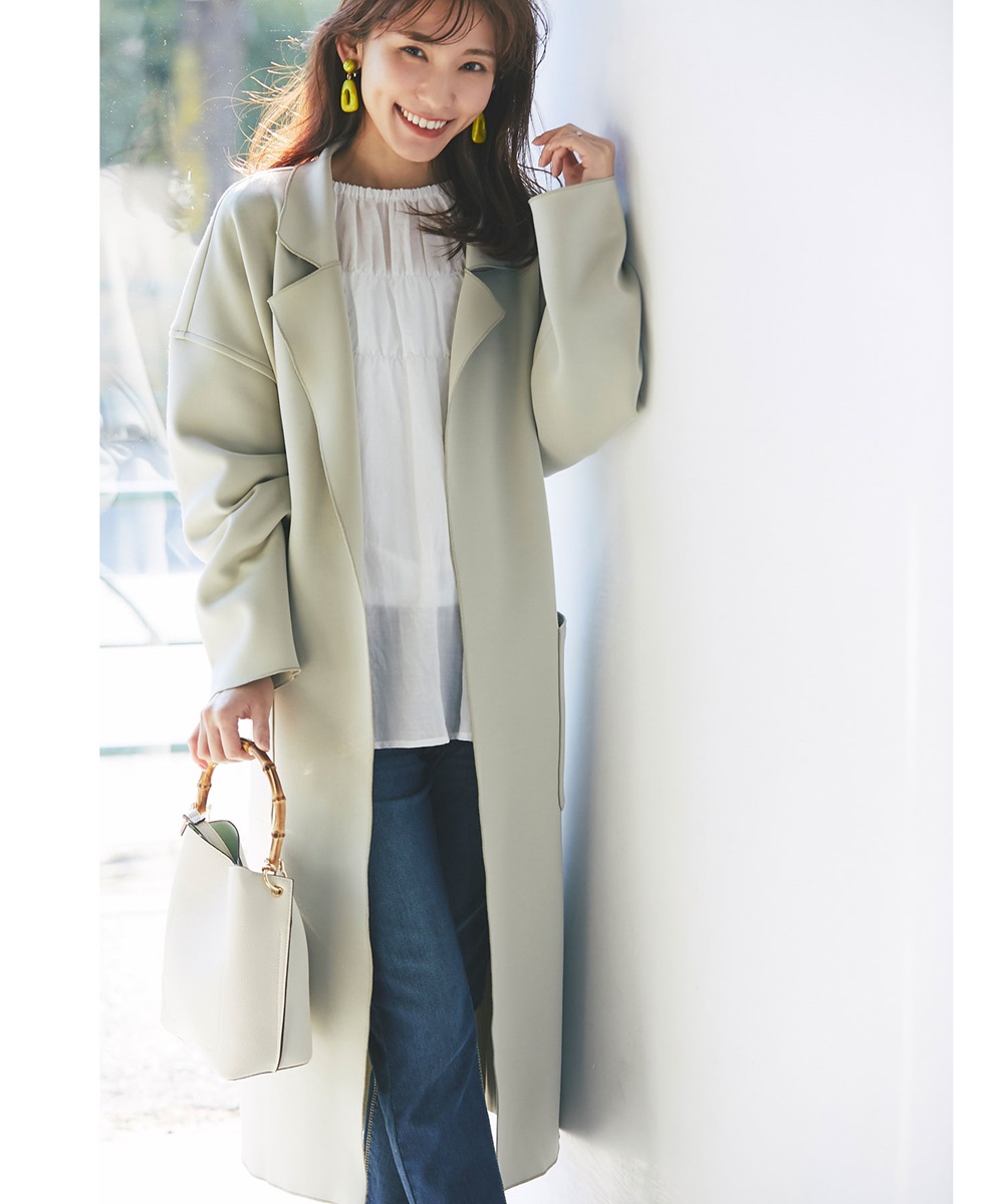 【渡辺静香さん着用】アシンメトリーバンブーショルダー《一部店舗のみ入荷》