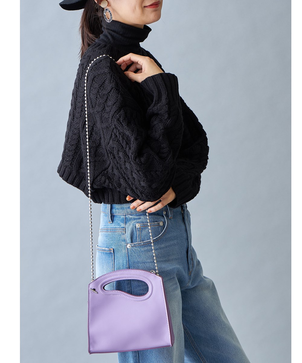 アシンメトリーくり手ミニショルダー