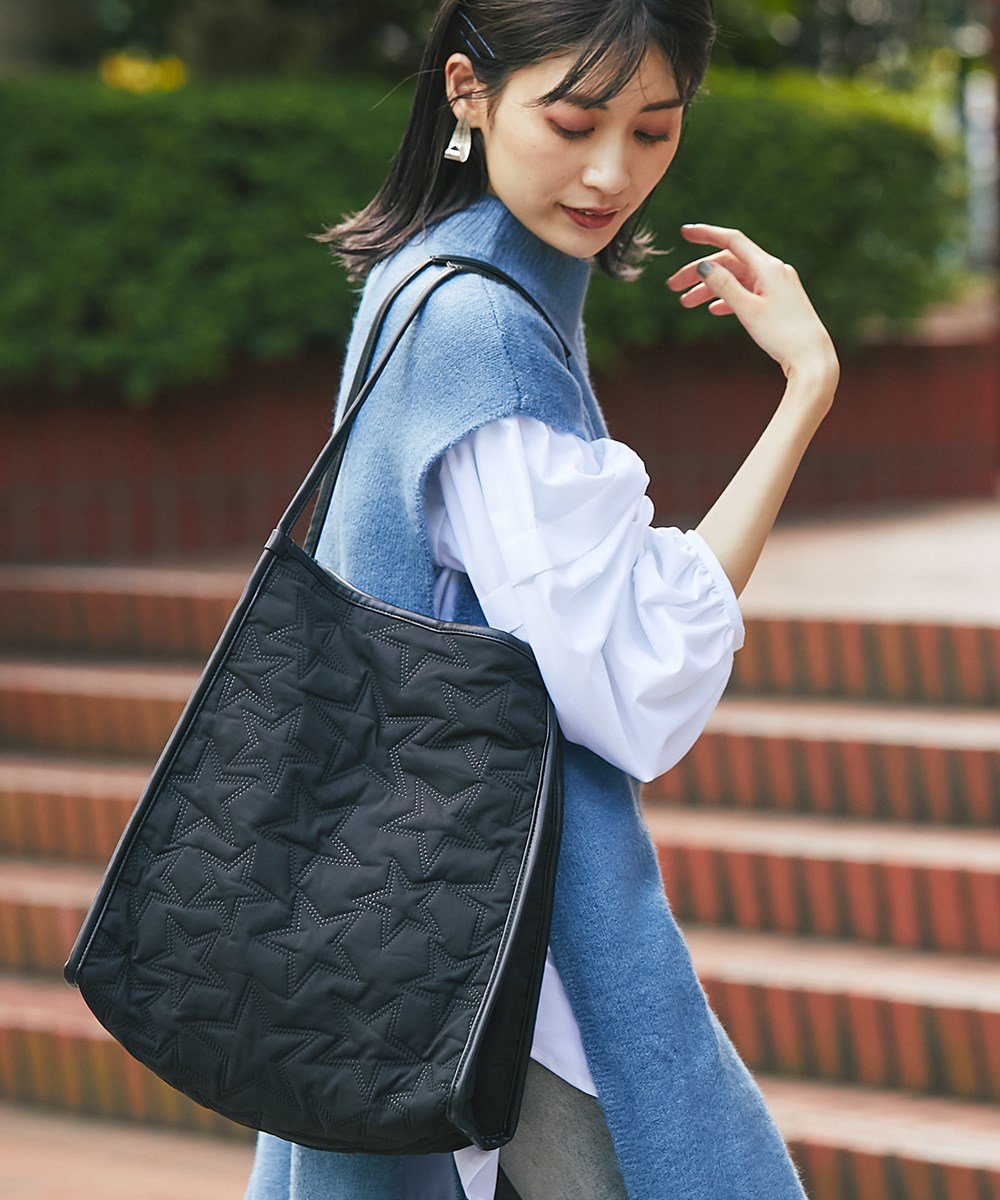 スタースタンプトートバッグ