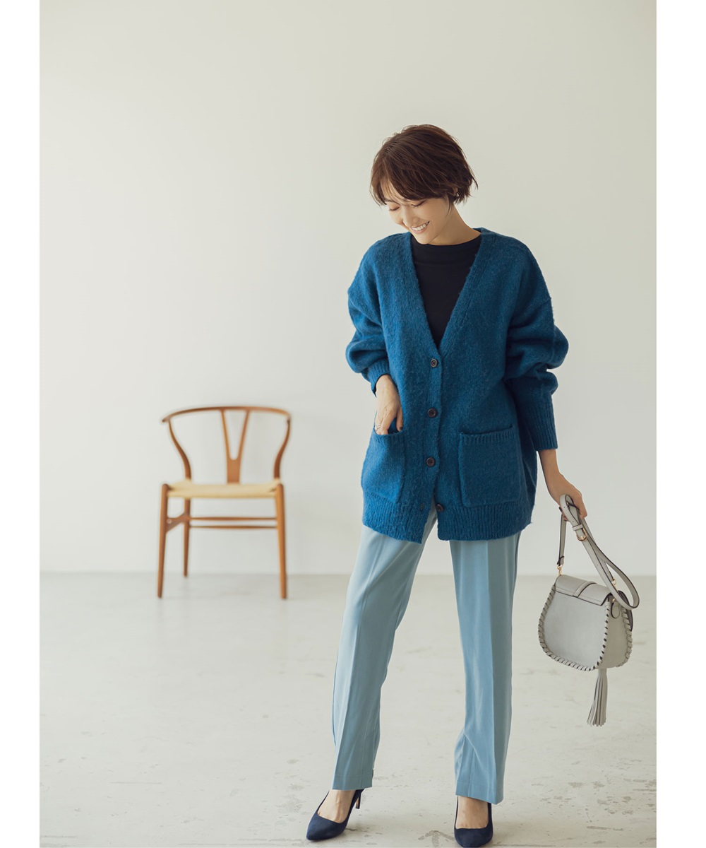 《金子麻貴さん着用》起毛タッチツイルパンツ