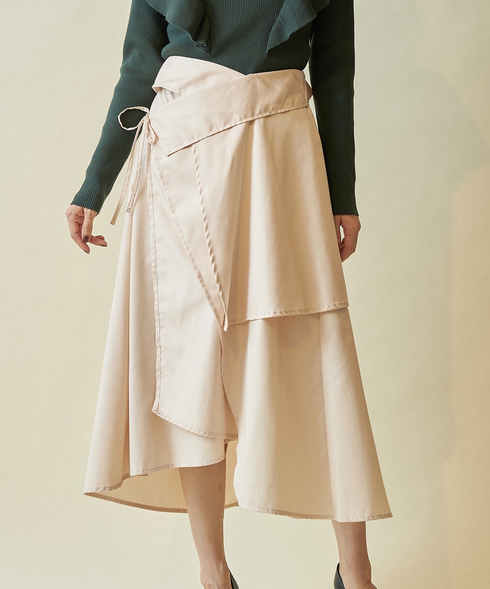 ツイルレイヤード風スカート