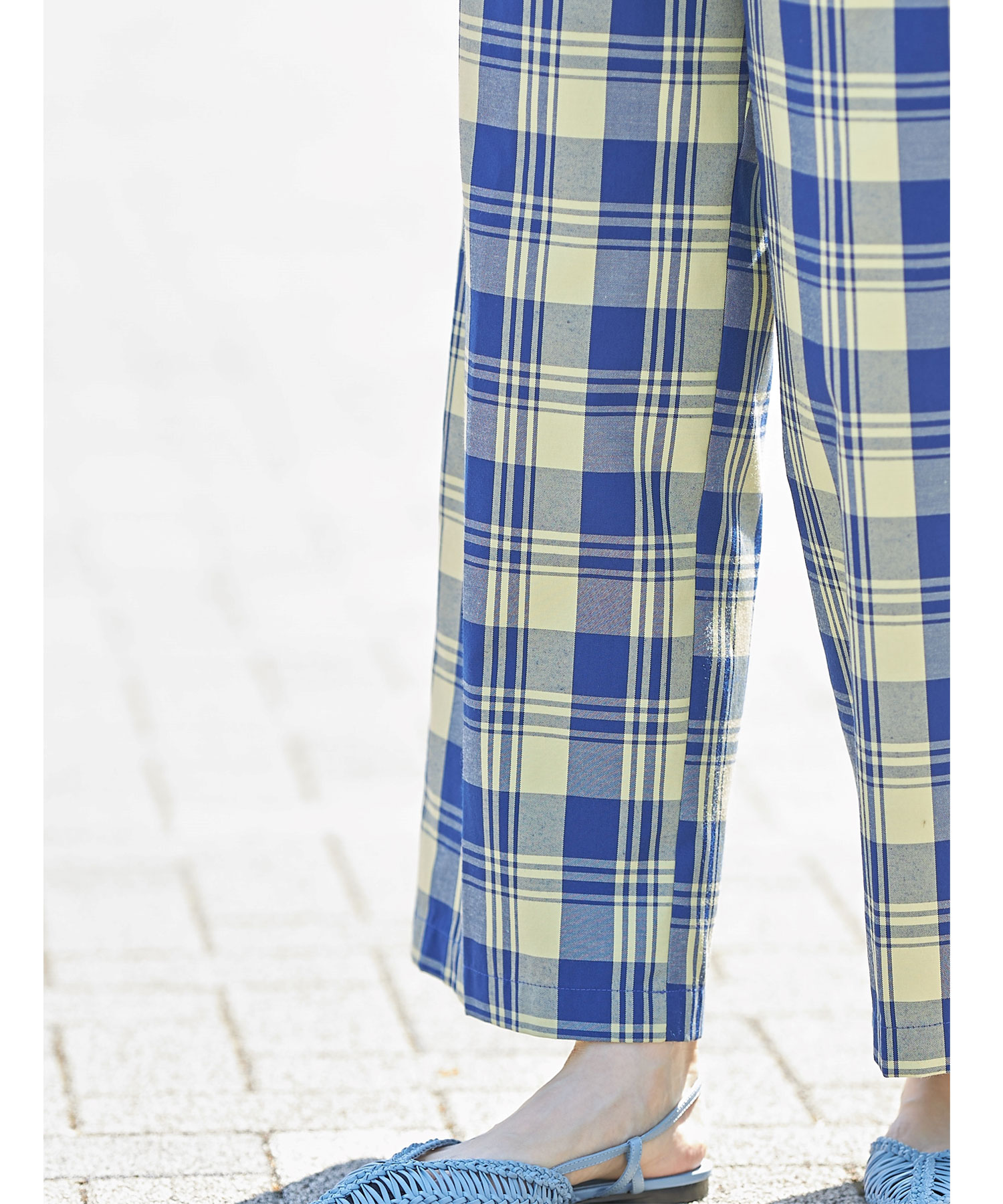 カラータータンチェックパンツ※WEB Store限定販売