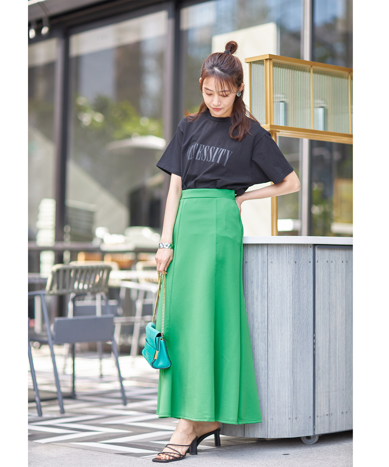 ポンチマーメイドスカート　※一部店舗のみ入荷