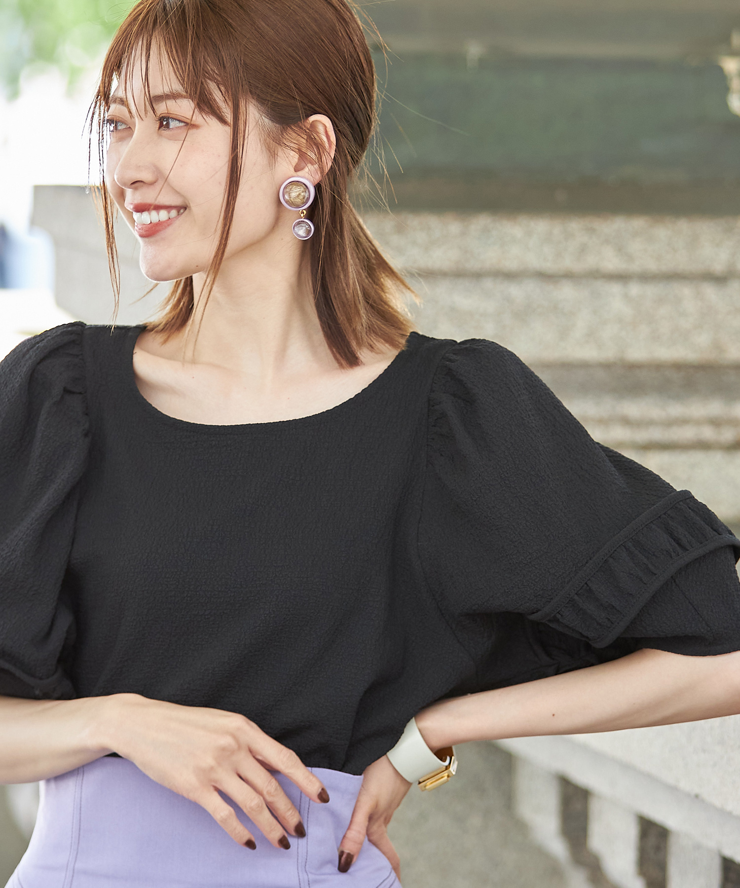 ポコポコ生地カットプルオーバー※WEB Store限定販売