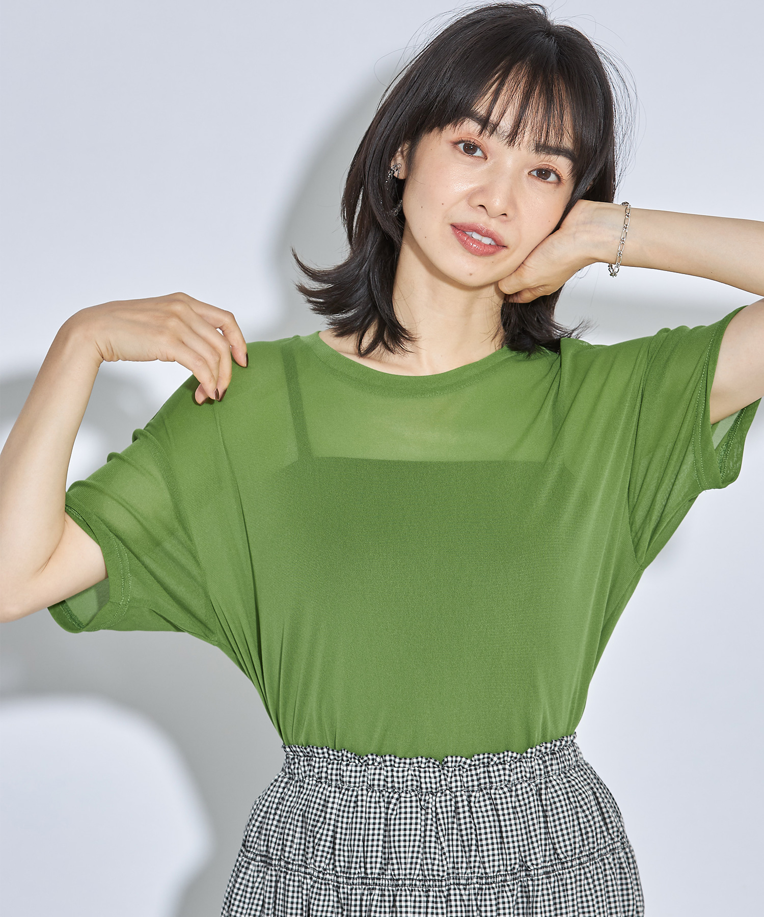 パワーメッシュシンプルTシャツ※一部店舗のみ入荷