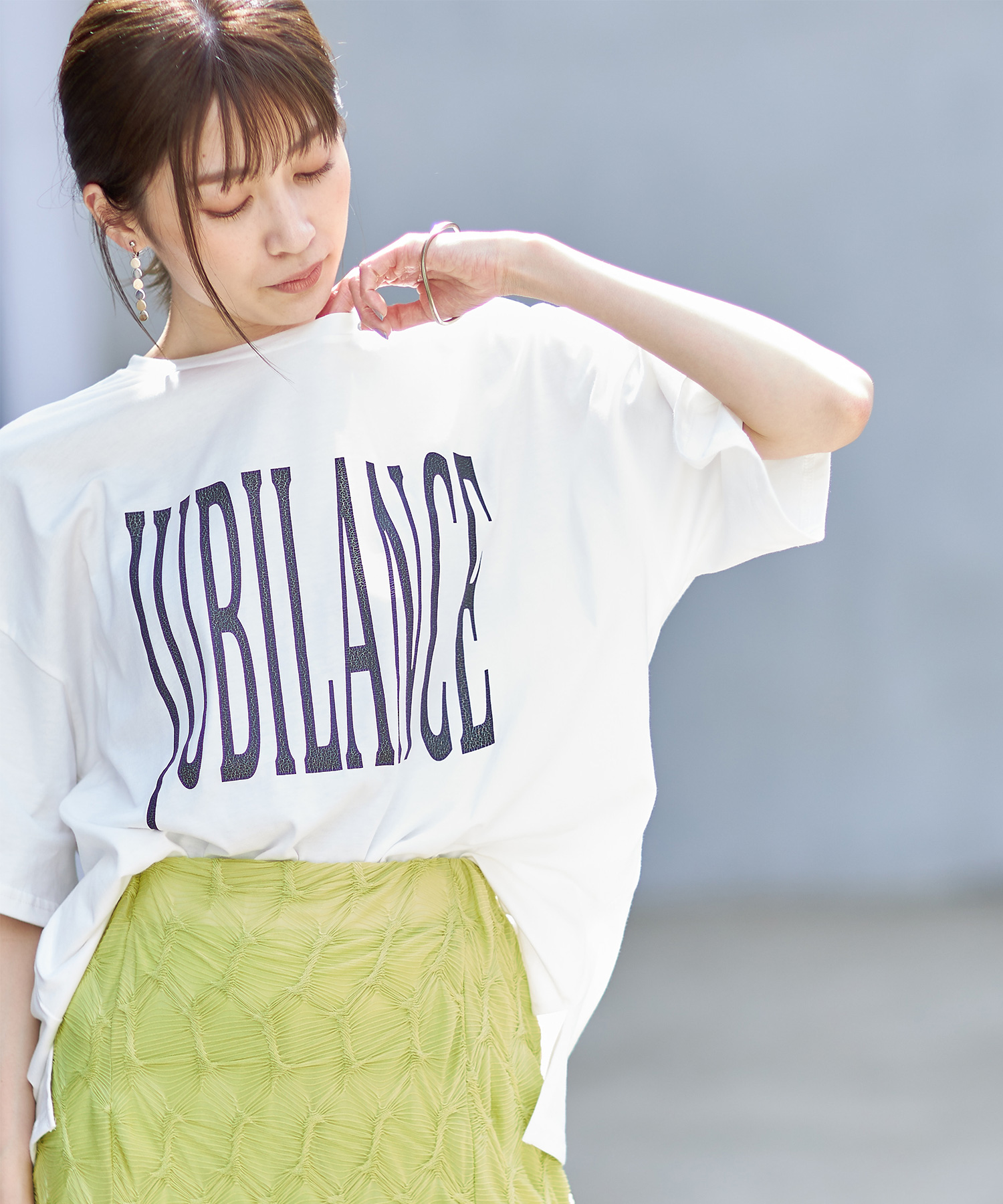 デカロゴプリントビックTシャツ※一部店舗のみ入荷