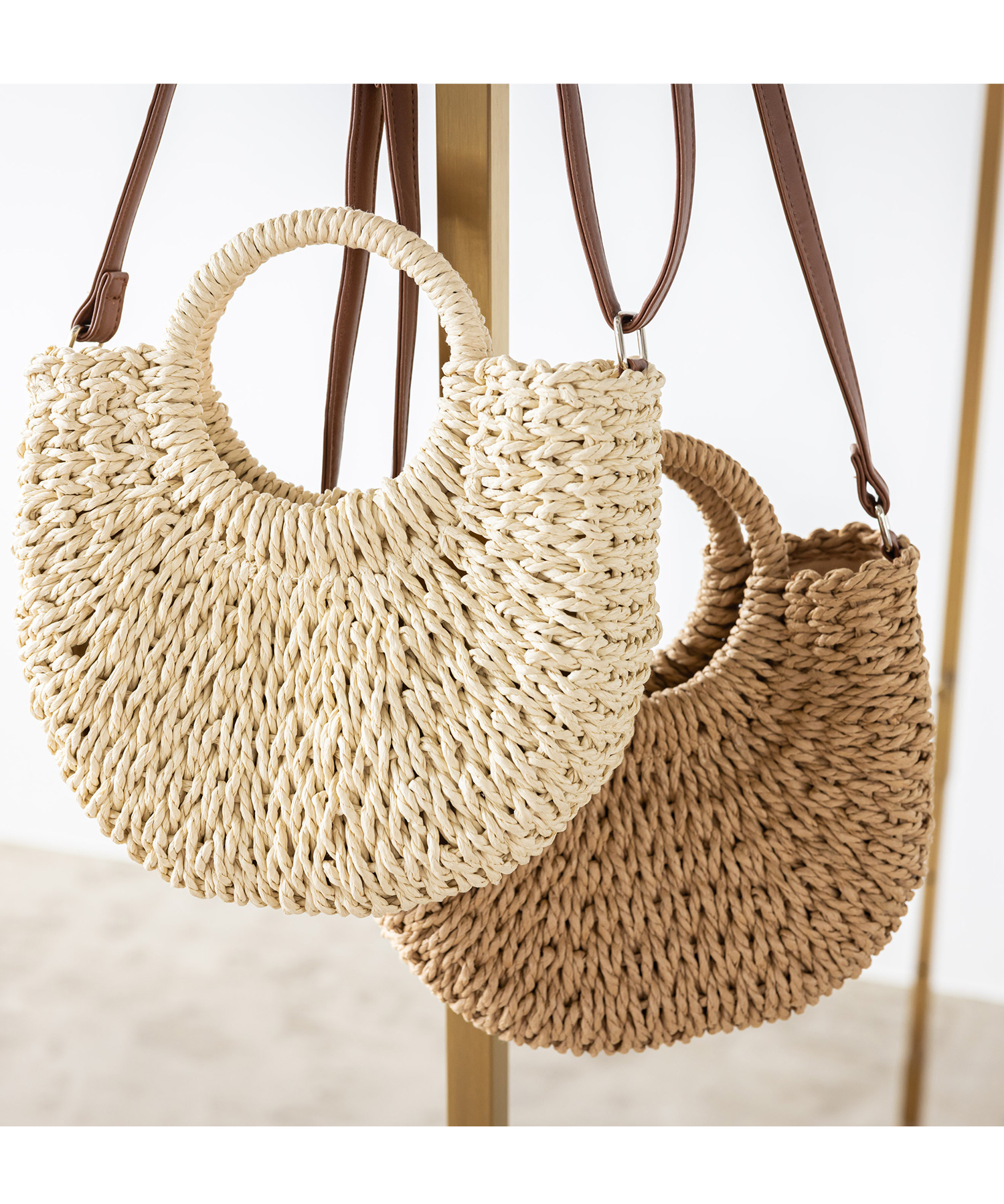 ショルダー付きカゴバッグ※一部店舗のみ入荷