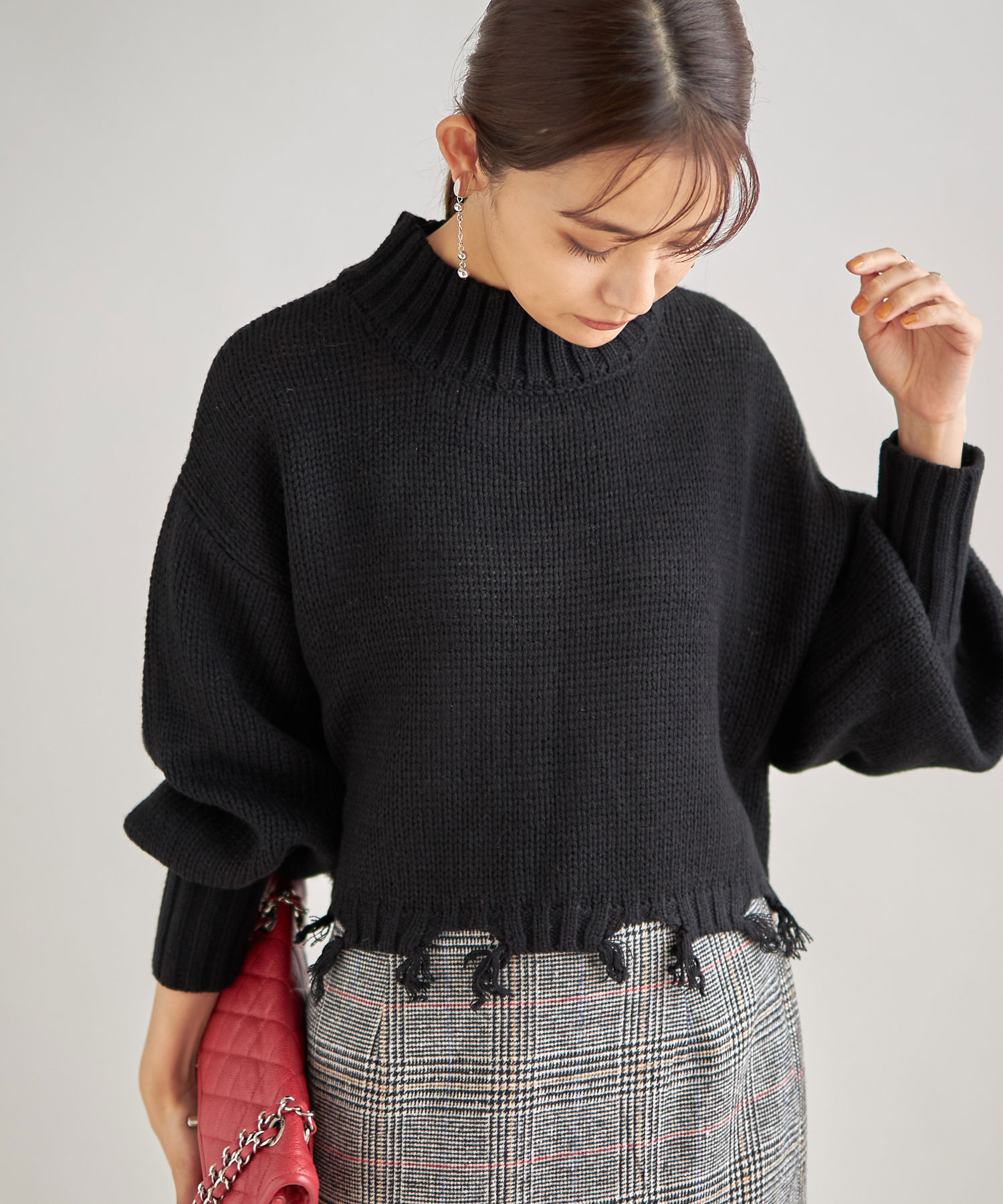 11月25日午前0:00WEB限定再販！裾ダメージボリューム袖プルオーバー※WEB Store限定販売