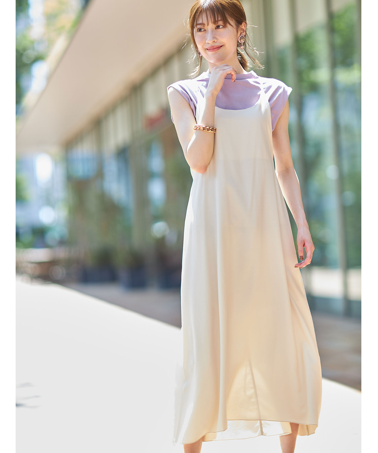 ポプリンキャミワンピース※WEB Store限定販売