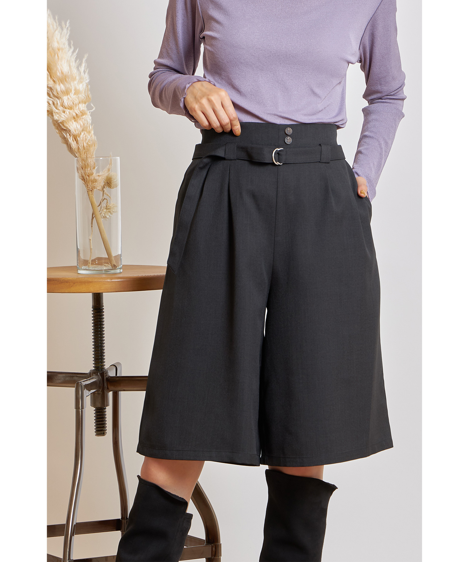 【WEB限定】ソフトツイルショートパンツ