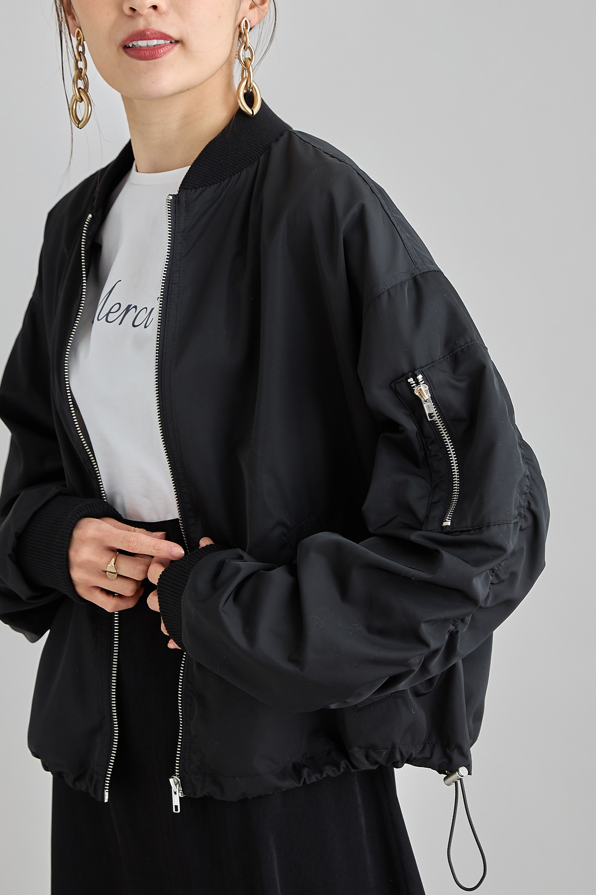 【WEB限定】ショートＭＡ－１ブルゾン