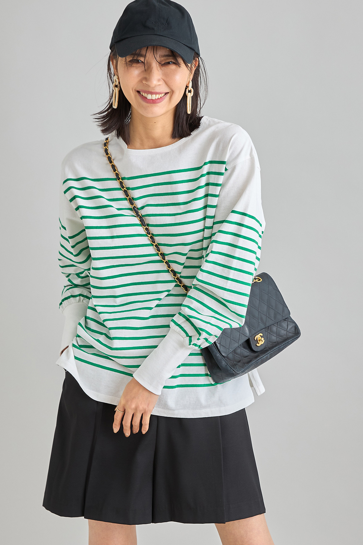 【WEB限定】パネルボーダービッグTシャツ