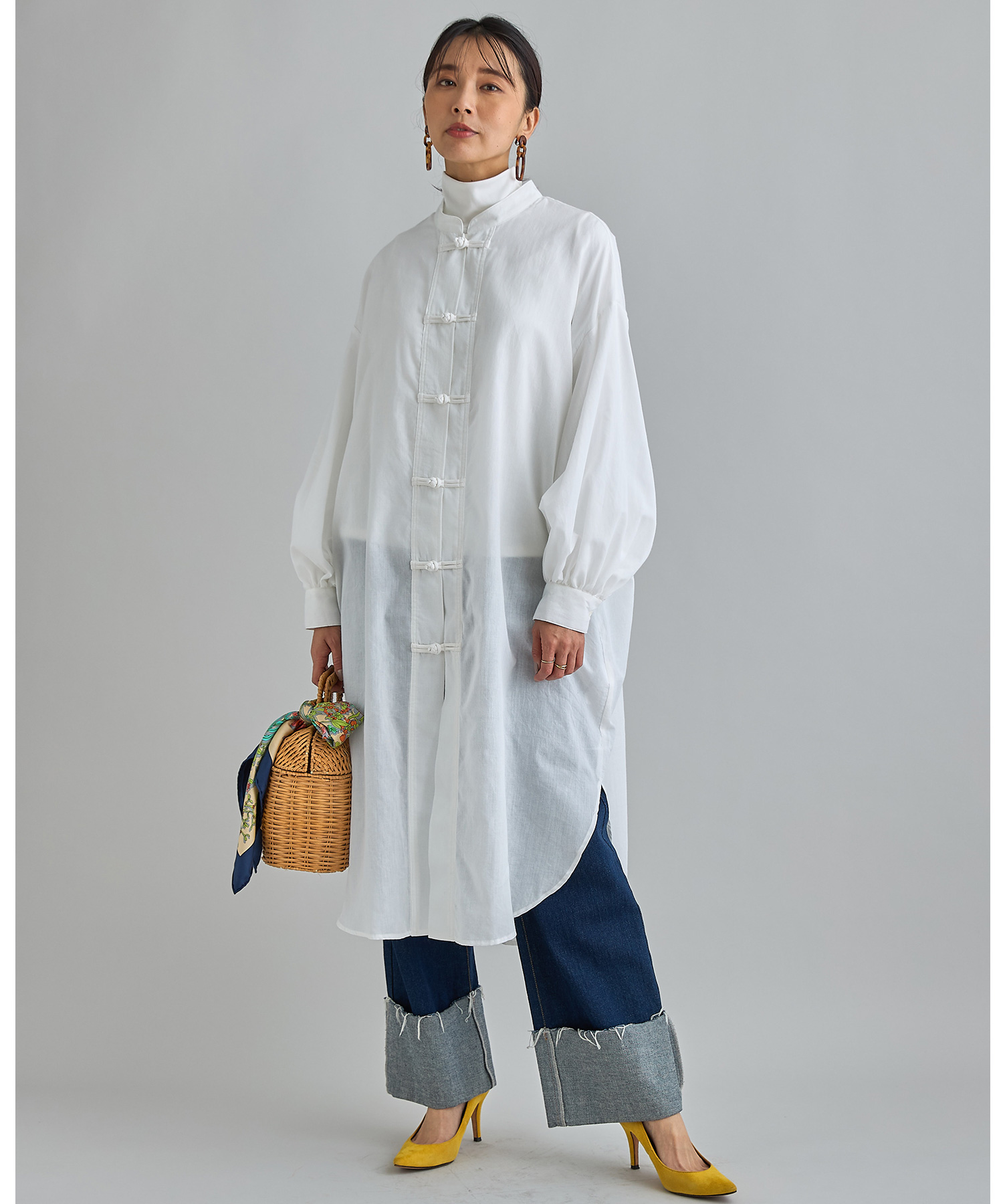 [WEB限定]シャツワンピース