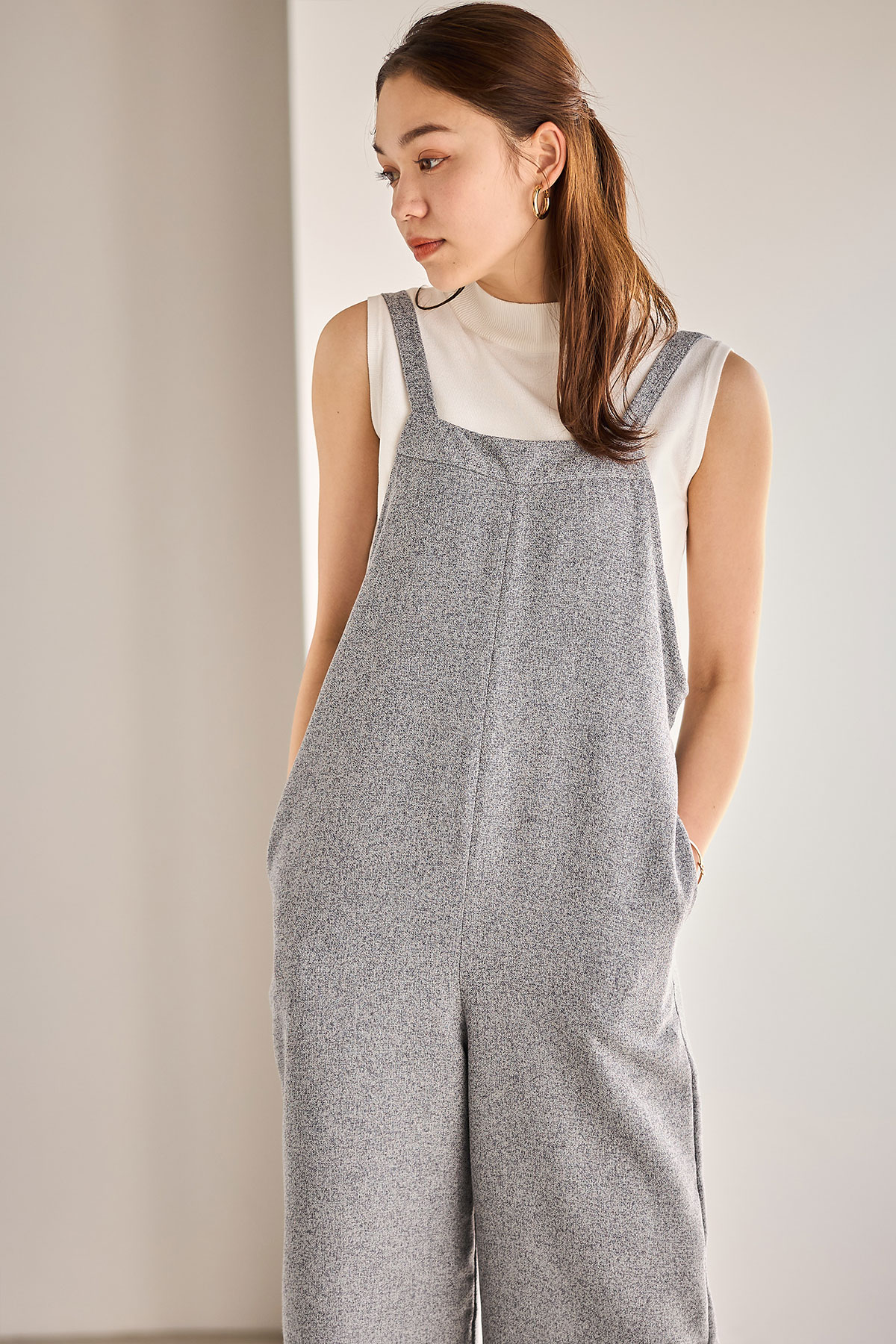 2月27日オフィシャルサイト限定再販！メランジサロペット