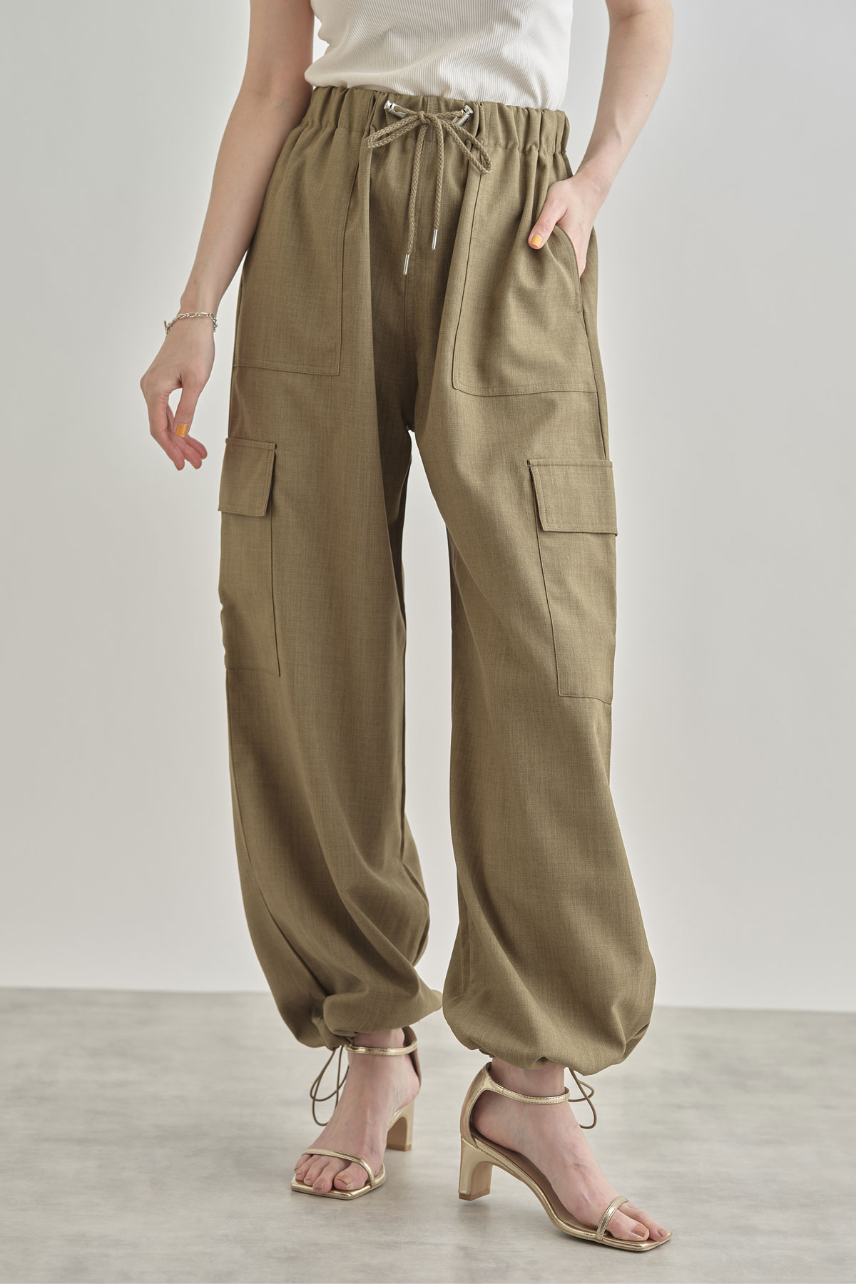 【WEB限定】ドロストワークパンツ