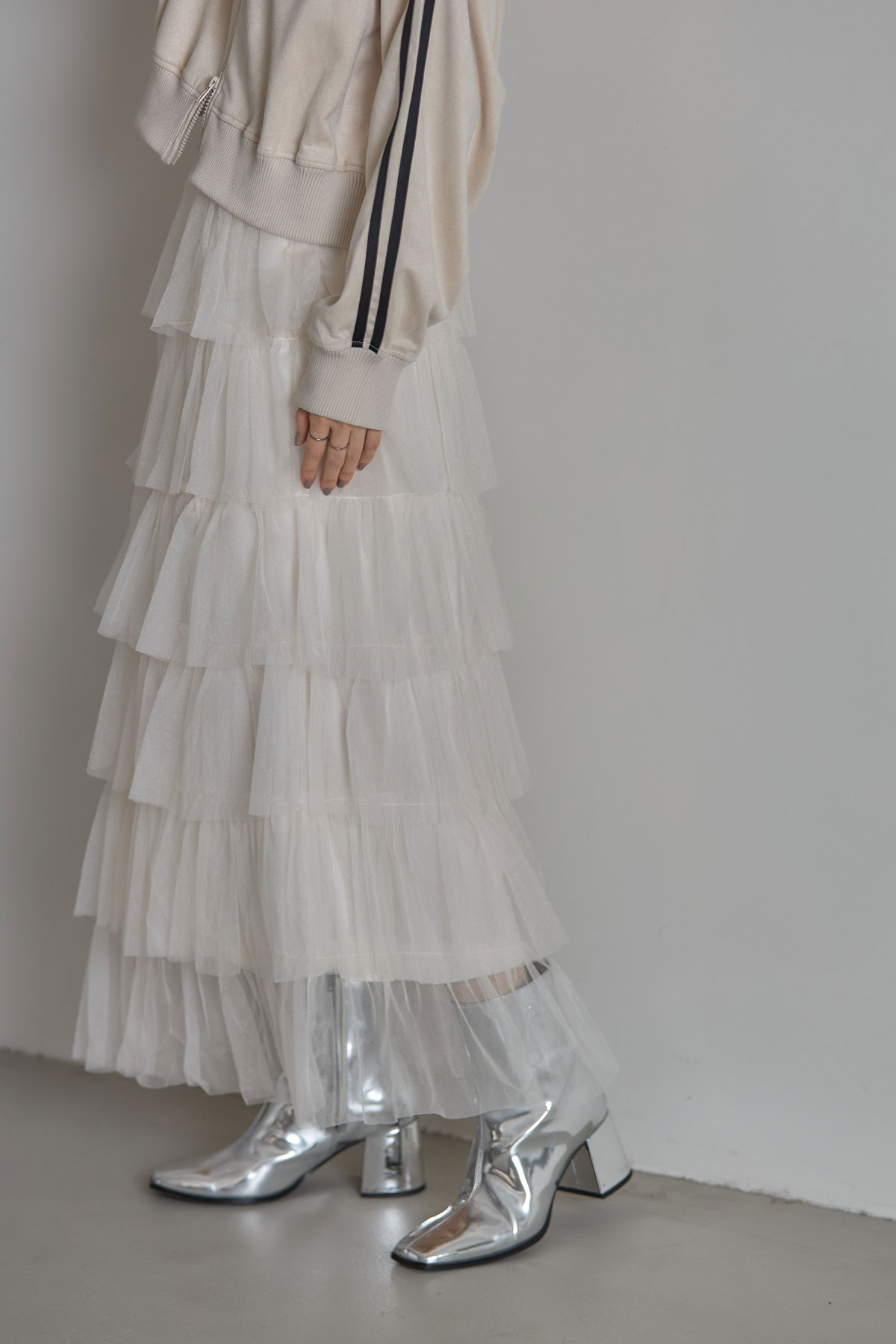 ティアードラメチュールスカート※一部店舗のみ入荷