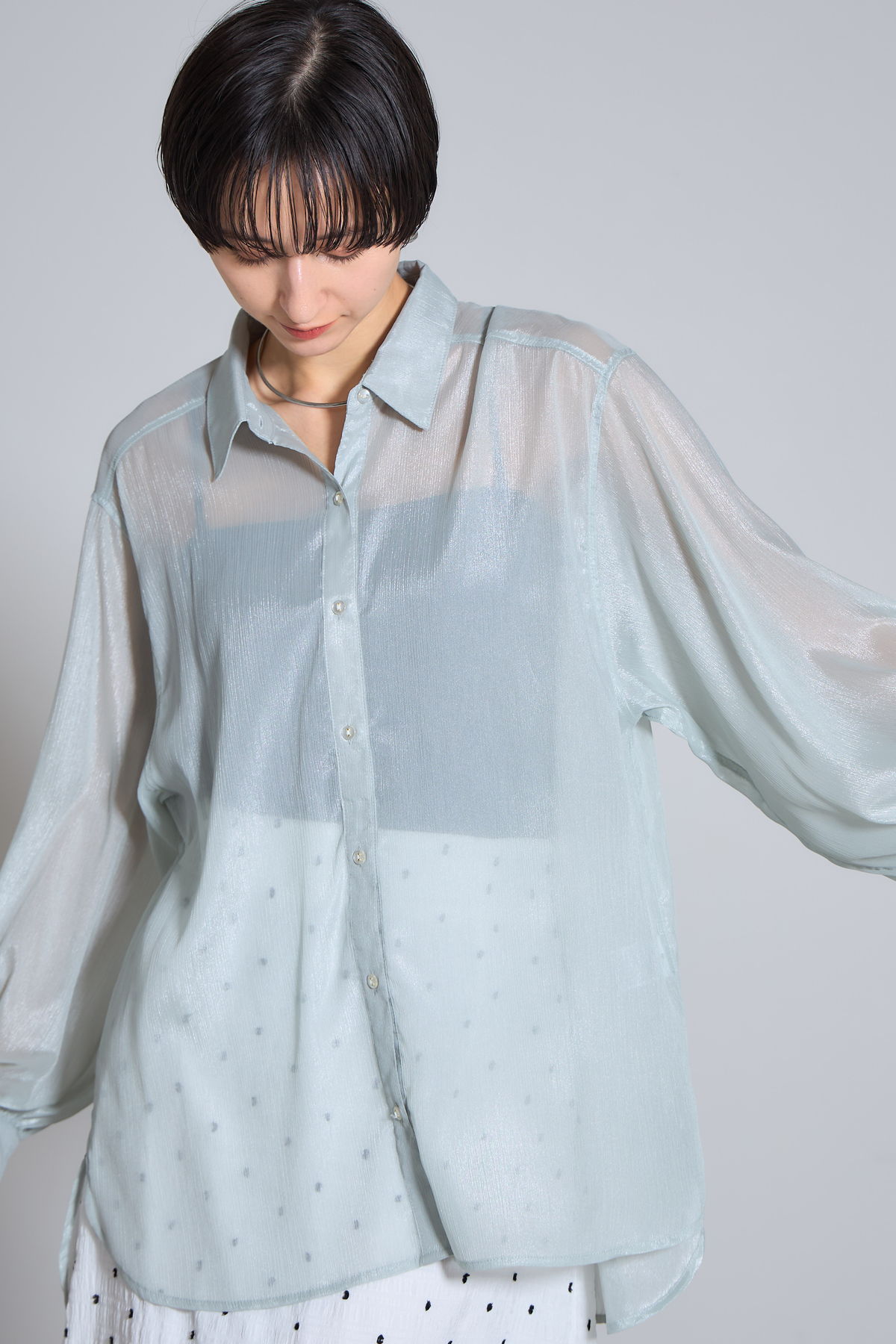 シアービッグシャツ