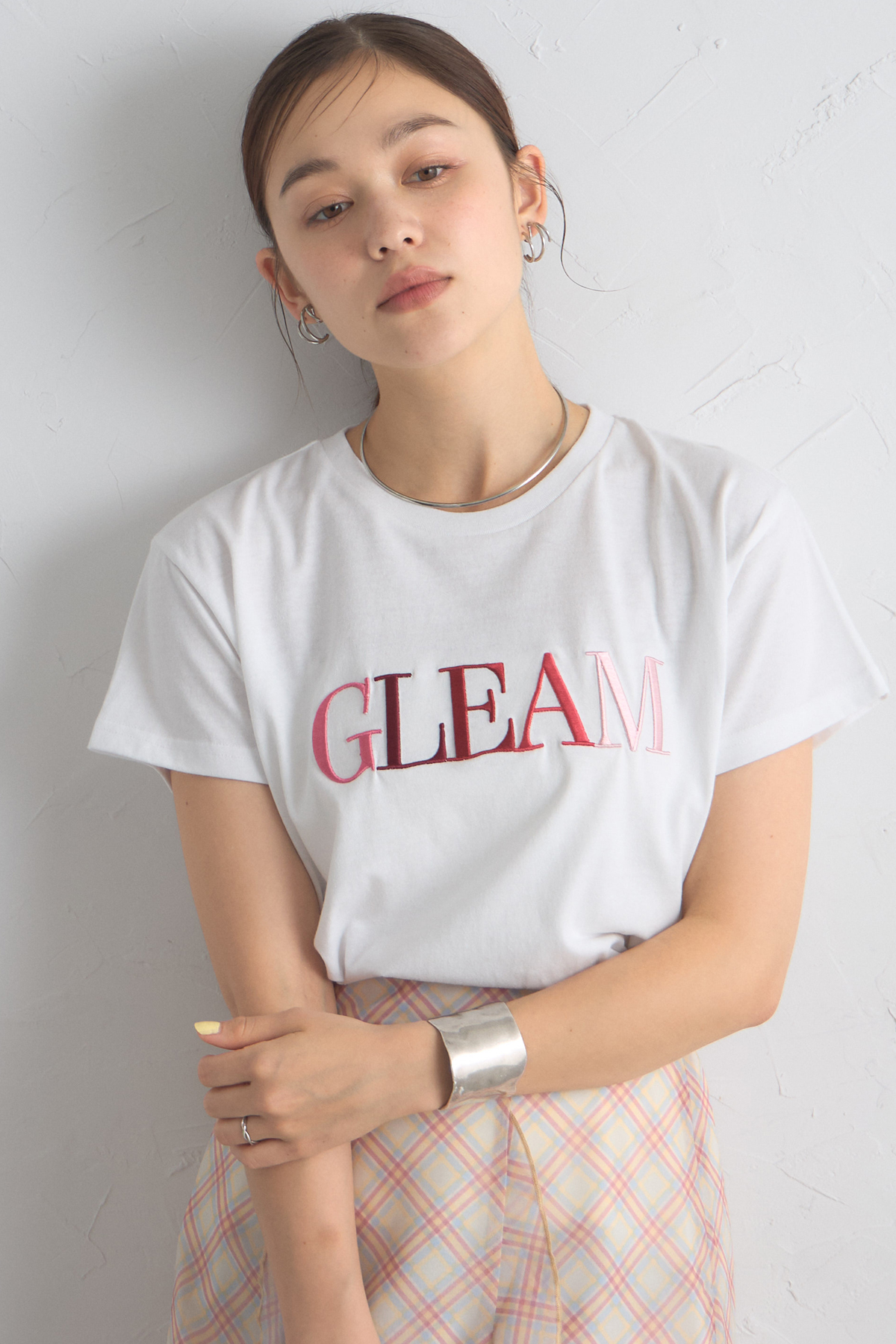 ロゴ刺繍Tシャツ※一部店舗のみ入荷