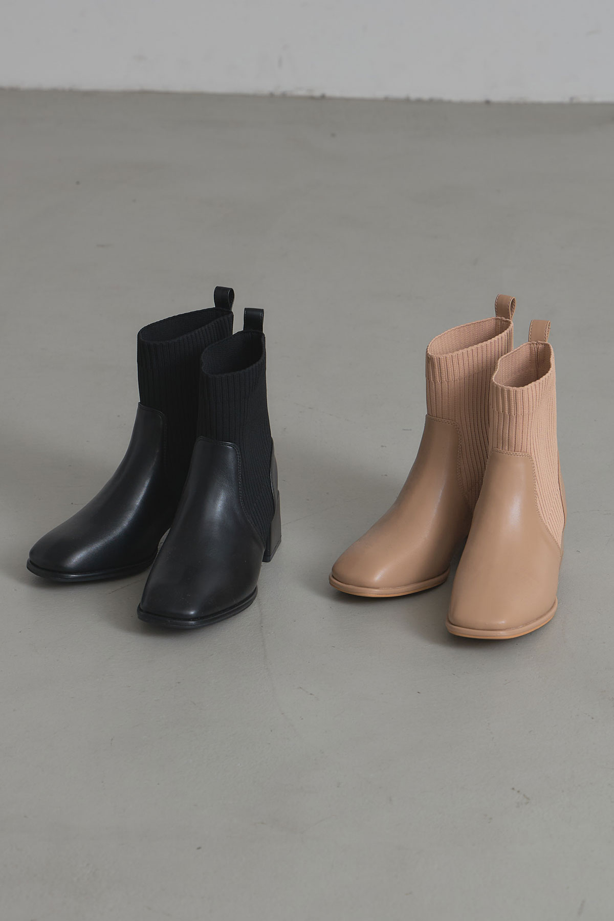 【AW SALE】スクエアショートブーツ＊SALE品につき返品/交換/注文確定後の変更キャンセル不可＊
