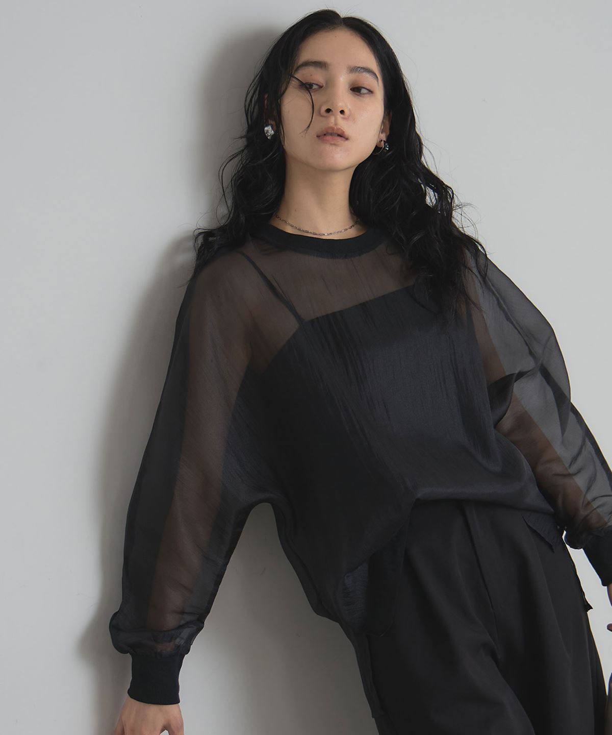 【オフィシャルサイト限定】シアーブラウス