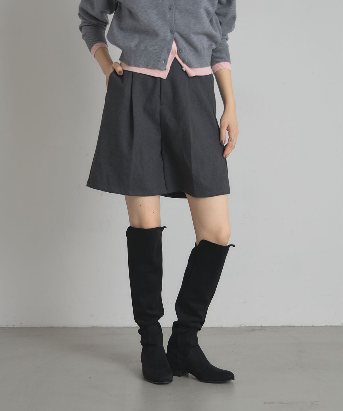 【オフィシャルサイト限定】起毛ツイルハーフパンツ