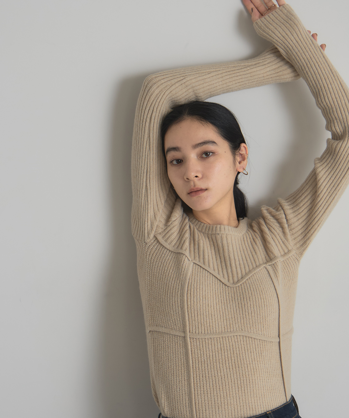 アルパカタッチビスチェドッキングプルオーバー※一部店舗のみ入荷