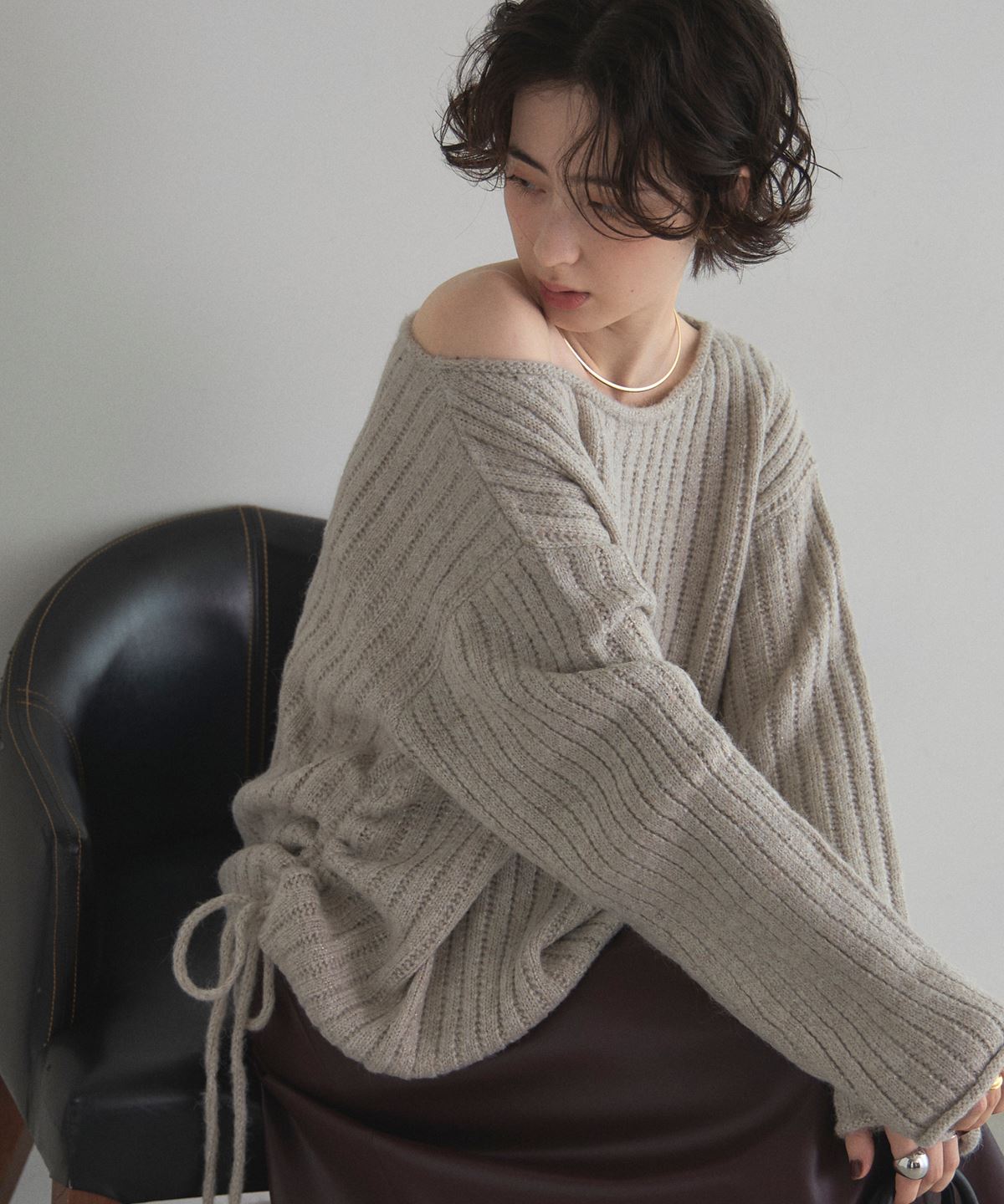 サイドドロストプルオーバー