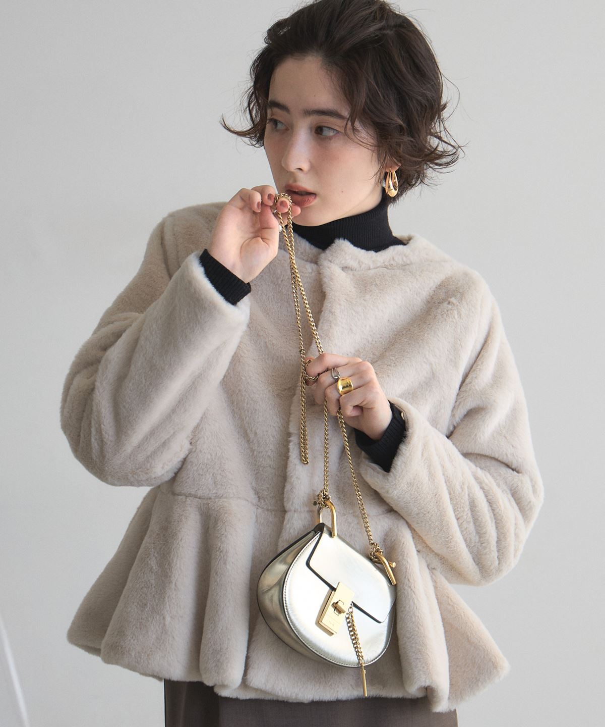 11月6日オフィシャルサイト限定再販！ペプラムファージャケット