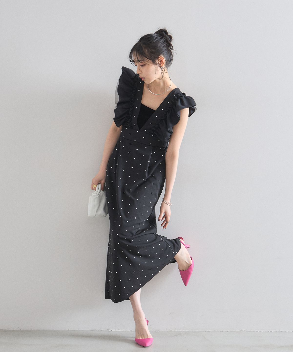 【オフィシャルサイト限定】チュールフリルジャンスカ