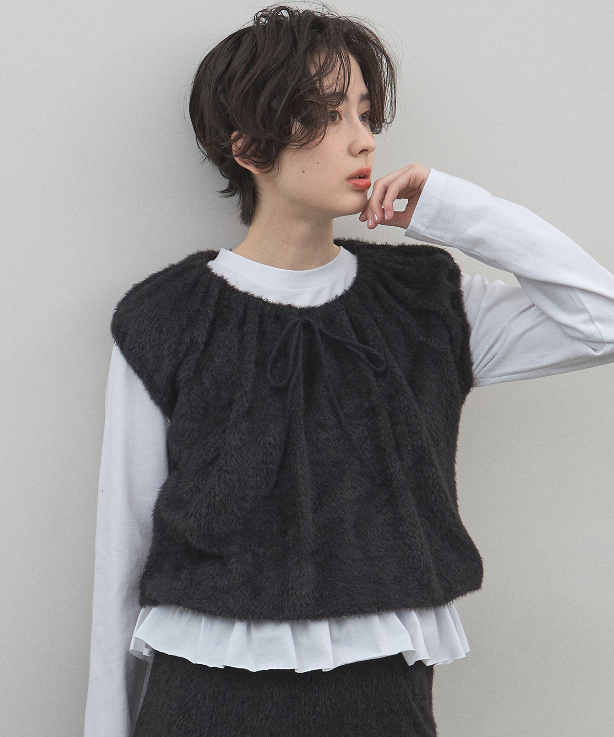 【オフィシャルサイト限定】シャギーベスト