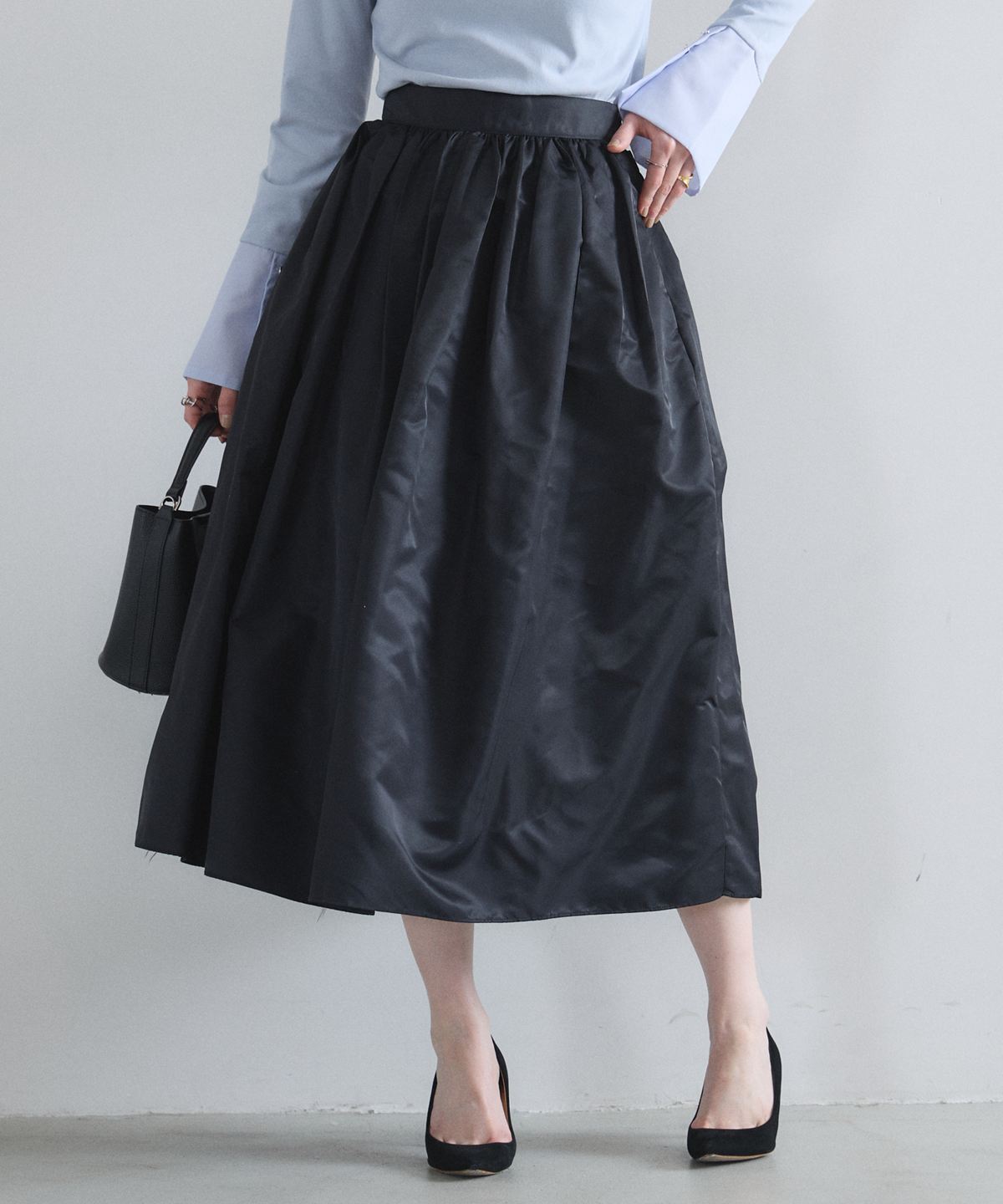 【オフィシャルサイト限定】ボリュームタックスカート