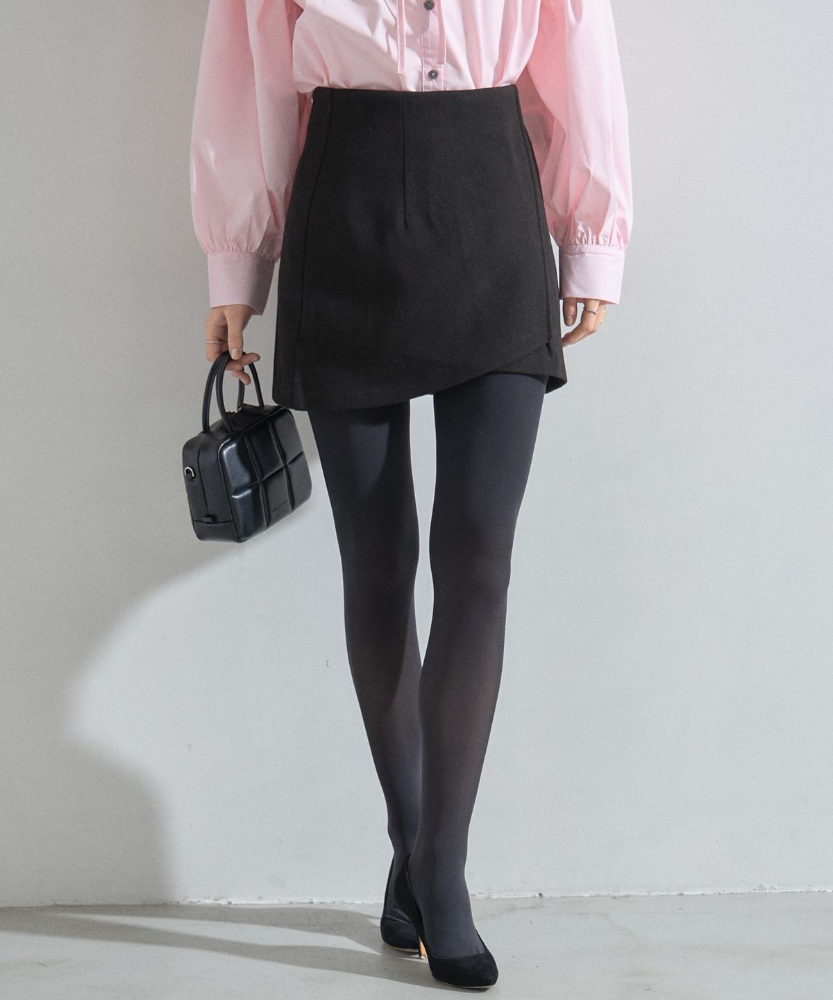 【オフィシャルサイト限定】ラップデザインミニスカート