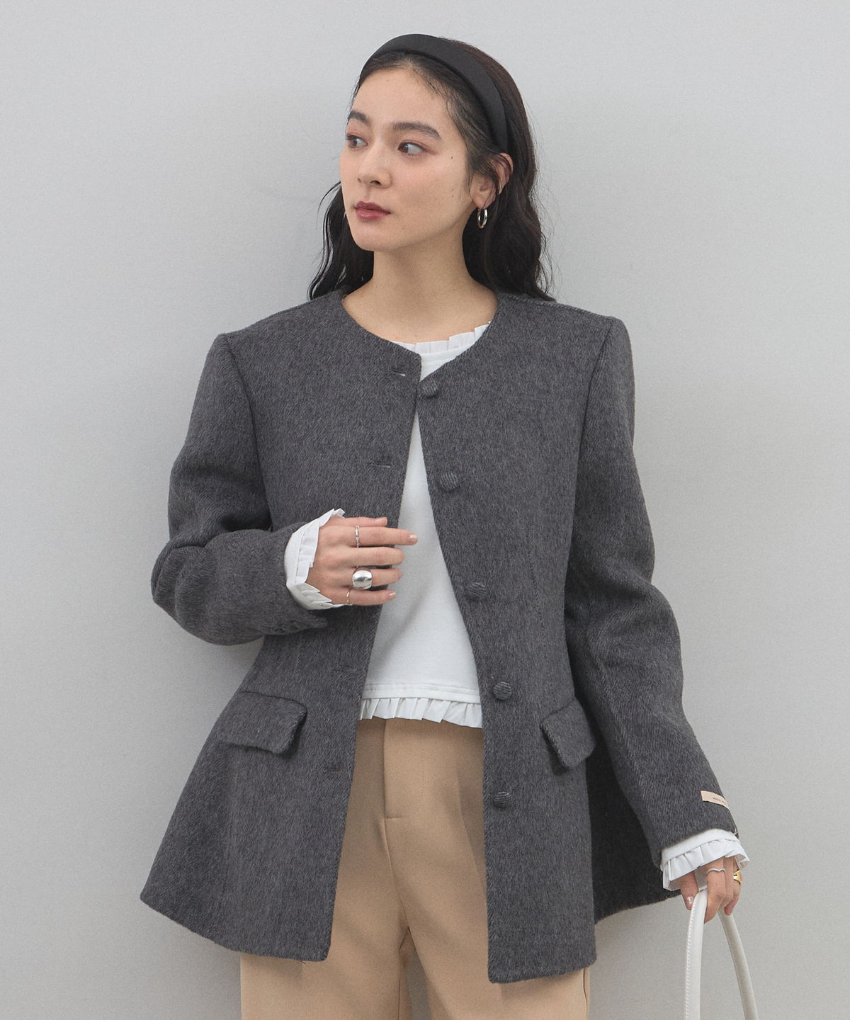 【オフィシャルサイト限定】美シルエットペプラムジャケット