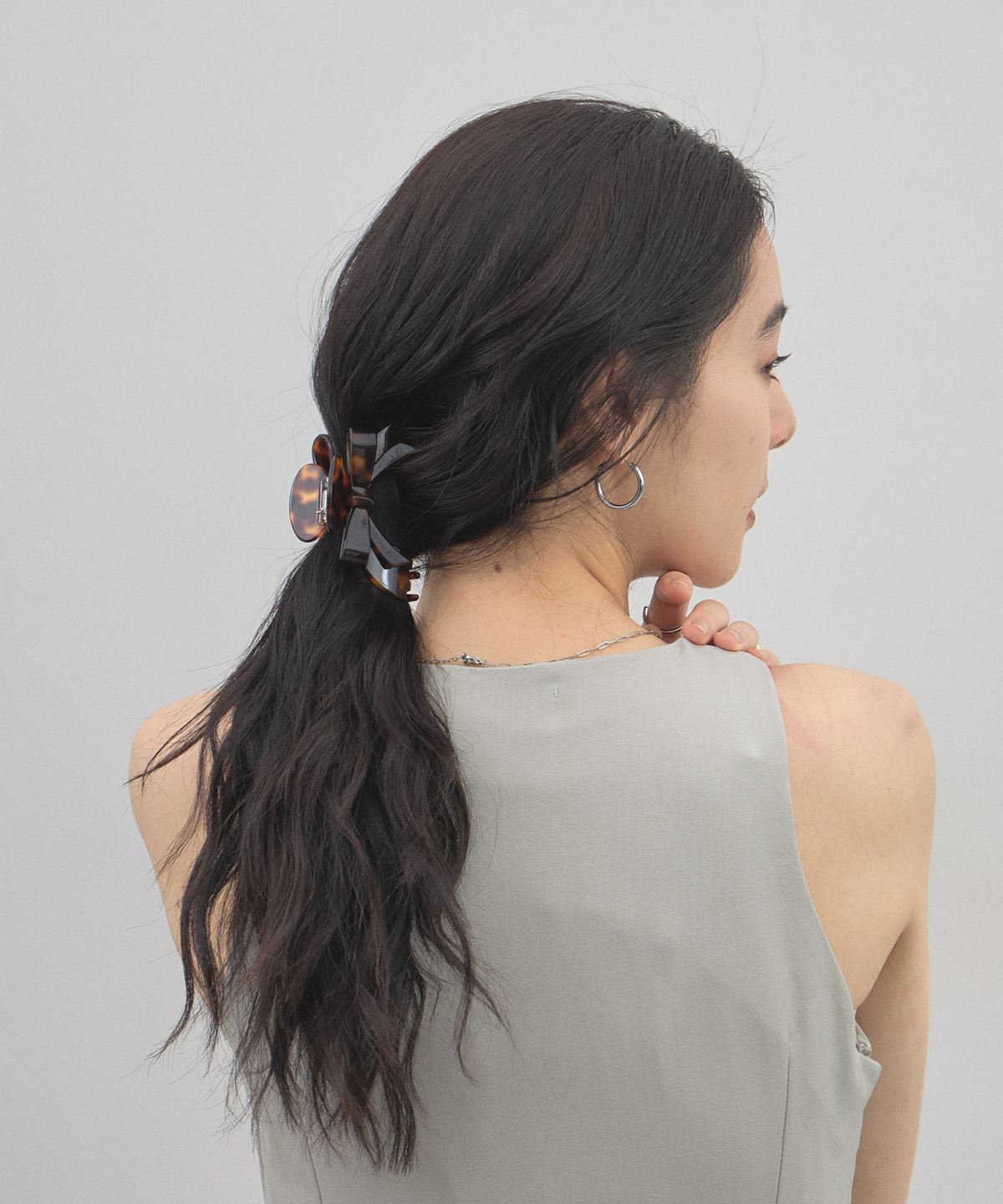 【オフィシャルサイト限定】リボンカーブヘアクリップ