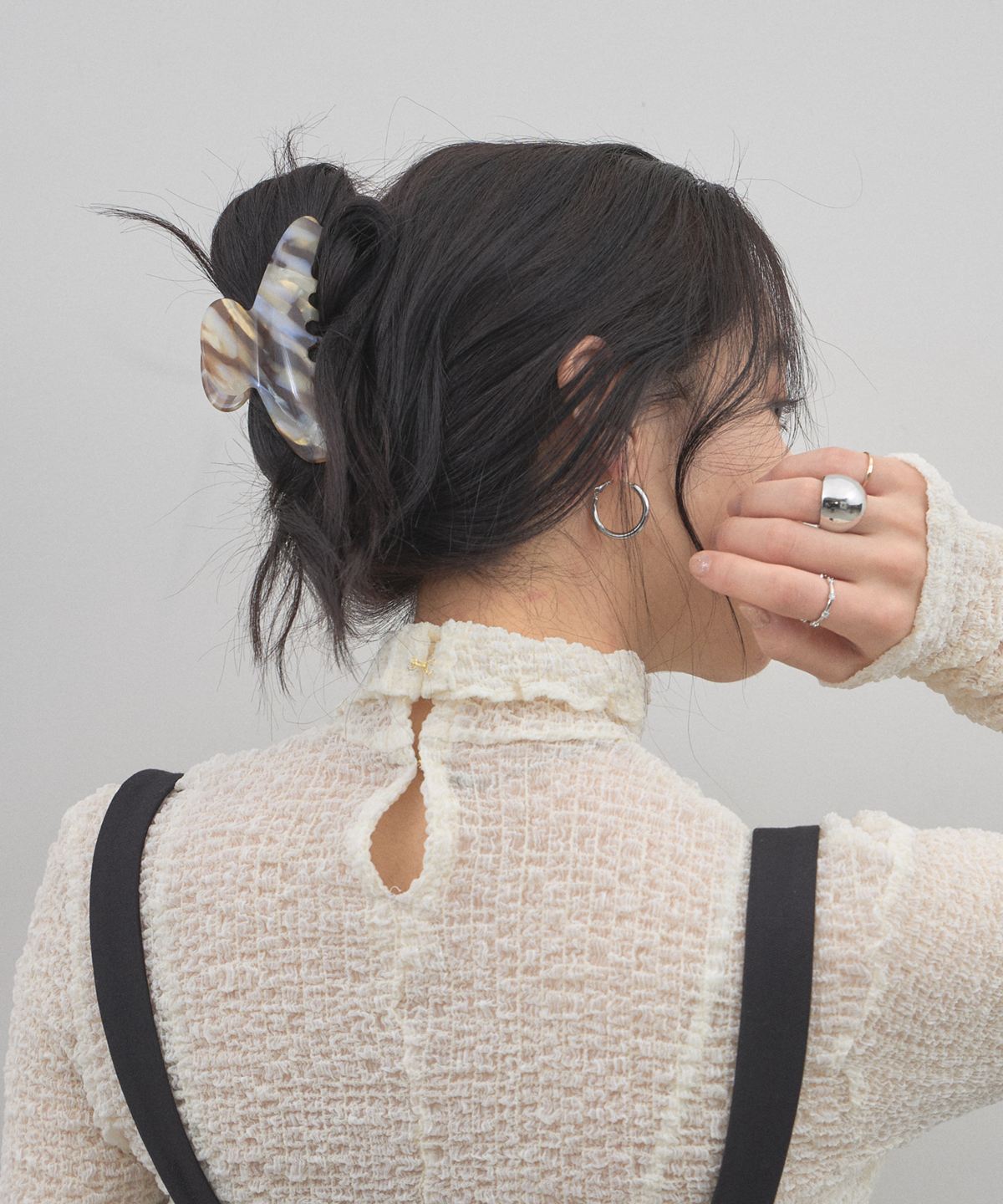 【オフィシャルサイト限定】ベッコウゴールドヘアクリップ