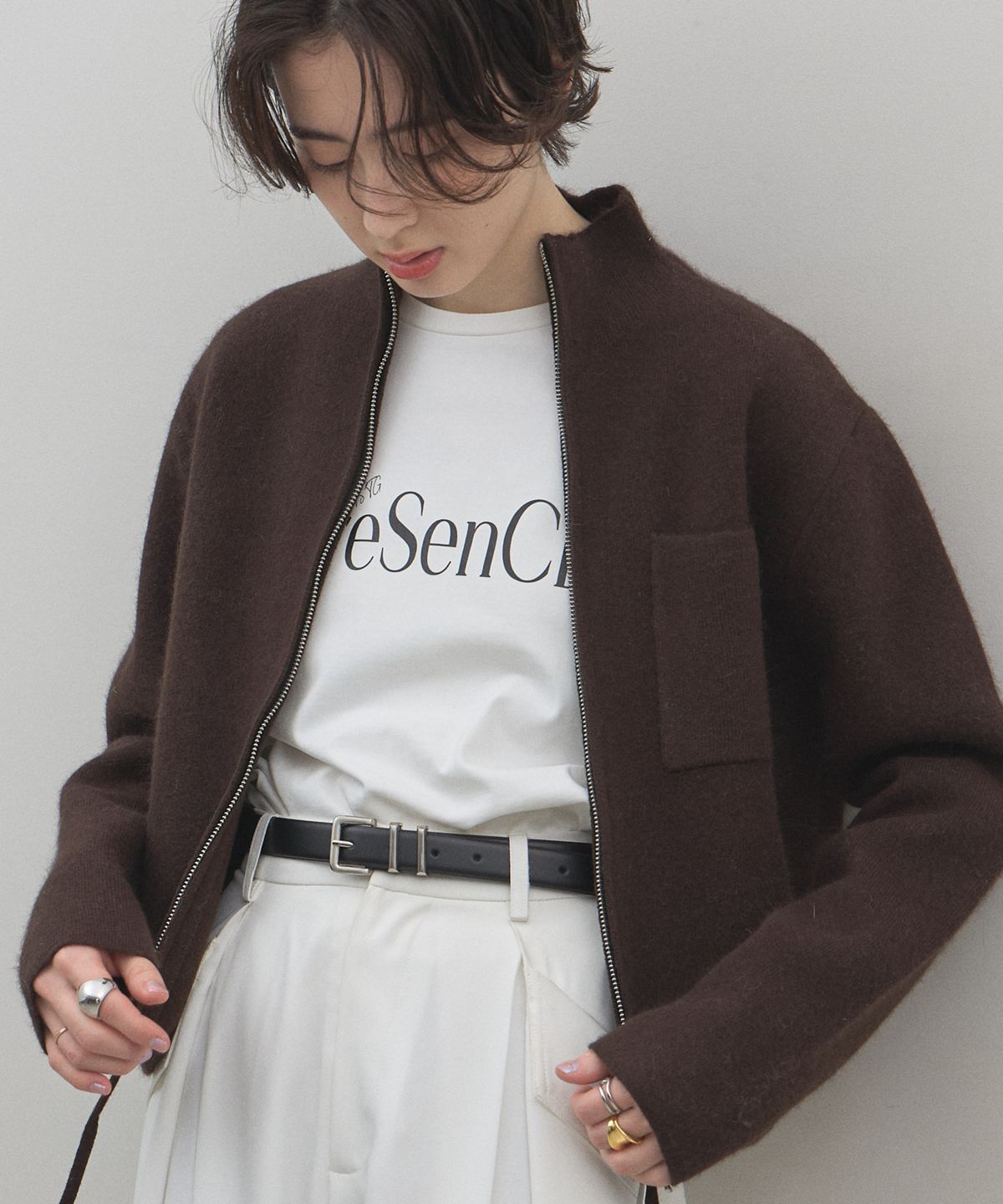 【オフィシャルサイト限定】ジップアップトップス(set up対応）