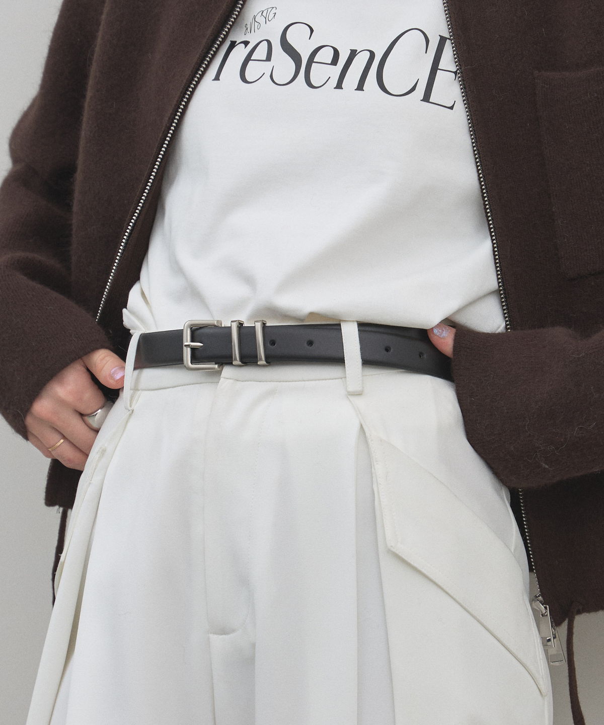 【オフィシャルサイト限定】シルバーバックルベルト