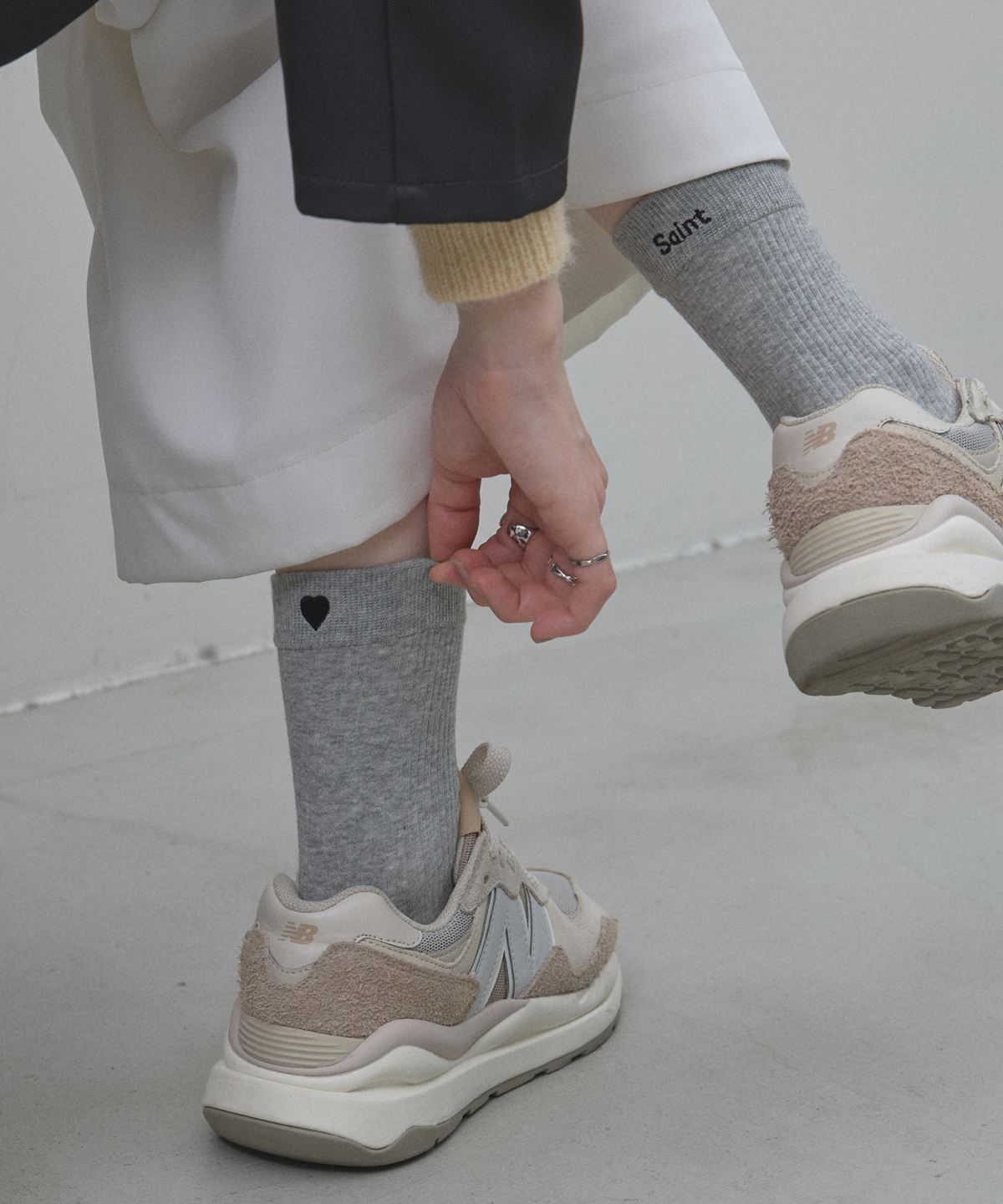 【オフィシャルサイト限定】Saint刺繍　ソックス