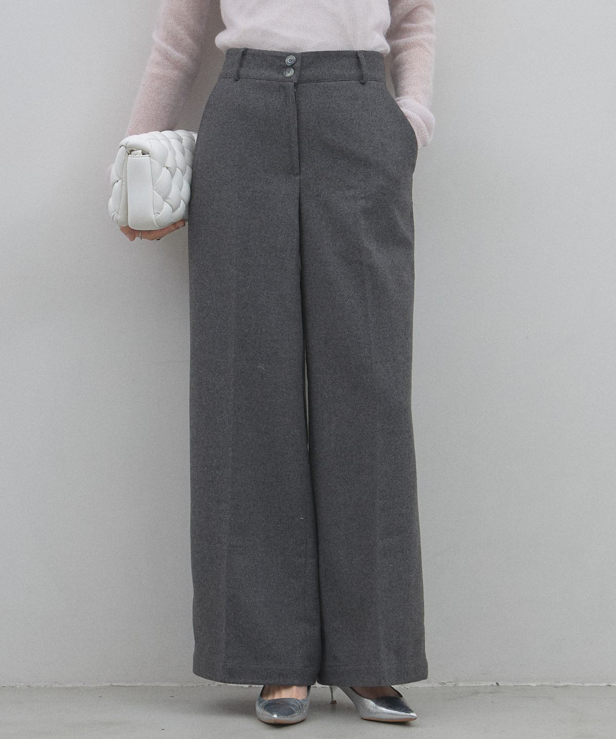 【オフィシャルサイト限定】ウール混パンツ