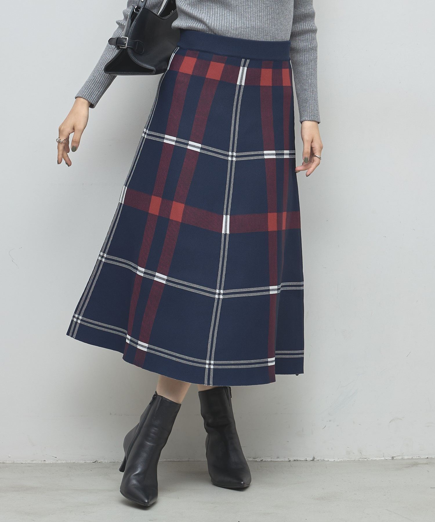 【オフィシャルサイト限定】チェックフレアスカート
