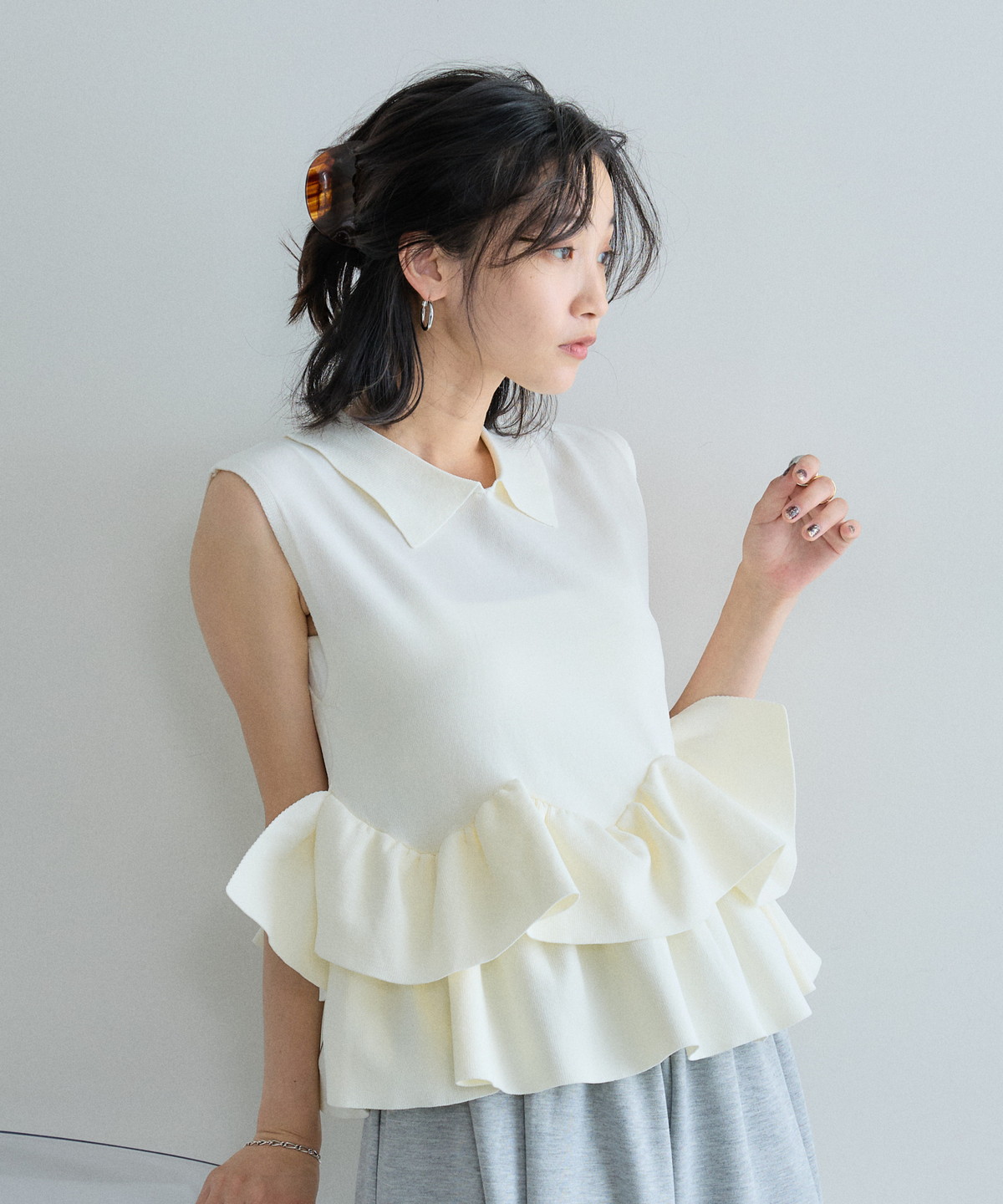 【オフィシャルサイト限定】フリルペプラムポロニット