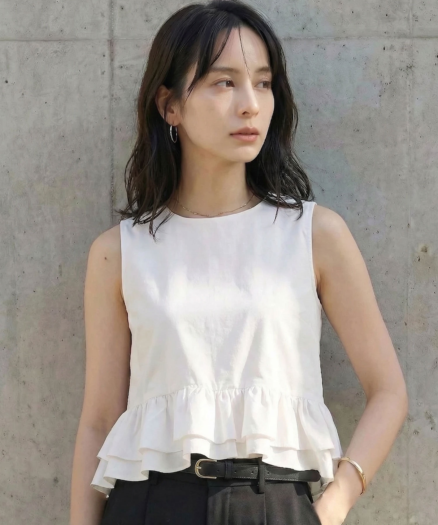 【商品化決定！入荷希望受付中☆】裾重ねフリルブラウス《RequestProject》