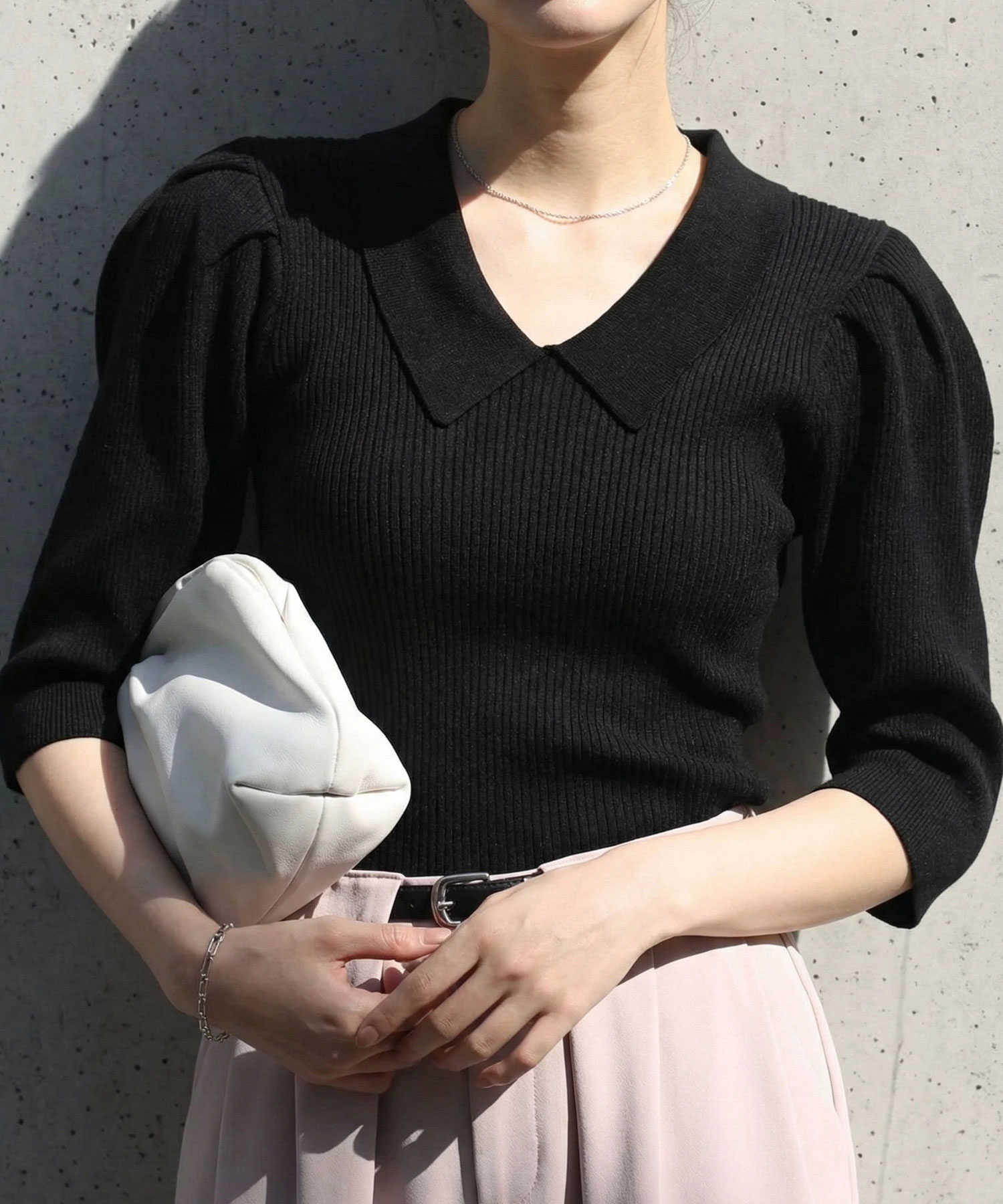 【あなたの「欲しい」の声で商品化決定！】《RequestProject》ショルダータックニット