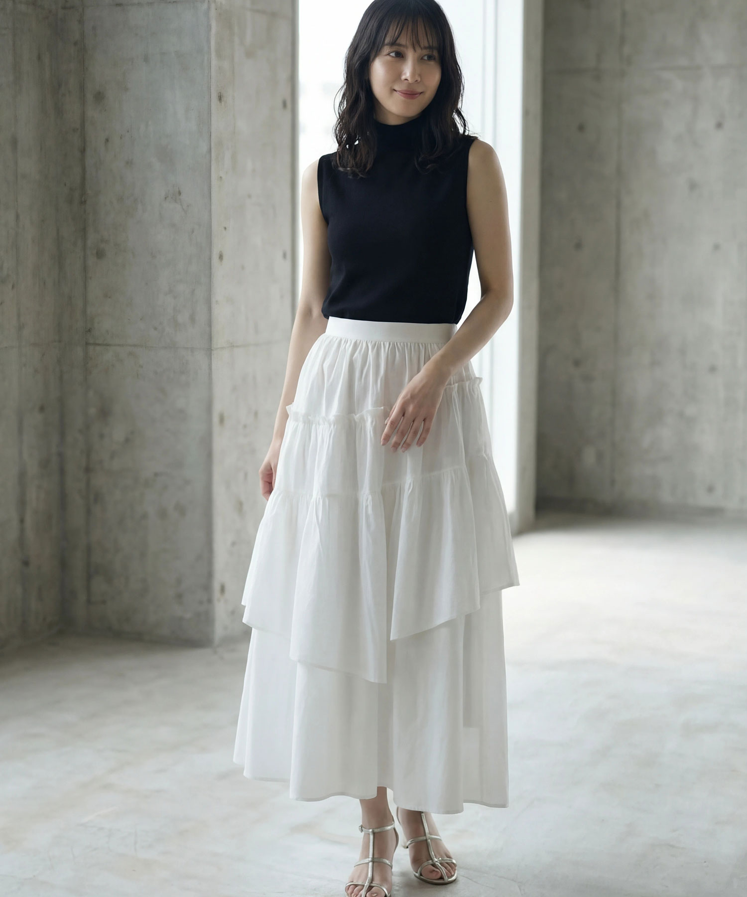 【入荷希望受付中☆】アシメティアードスカート《RequestProject》 ※入荷希望数により商品化しない場合がございます。