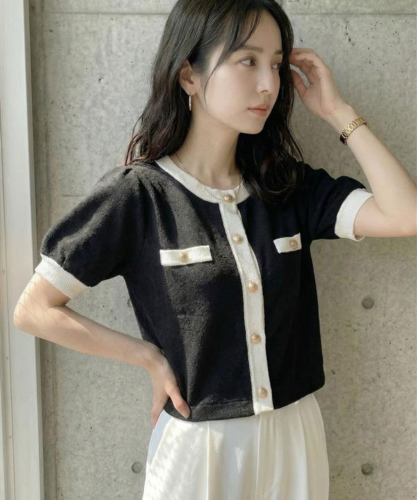 【入荷希望受付中☆】配色ラメシャリニットトップス《RequestProject》 ※入荷希望数により商品化しない場合がございます。